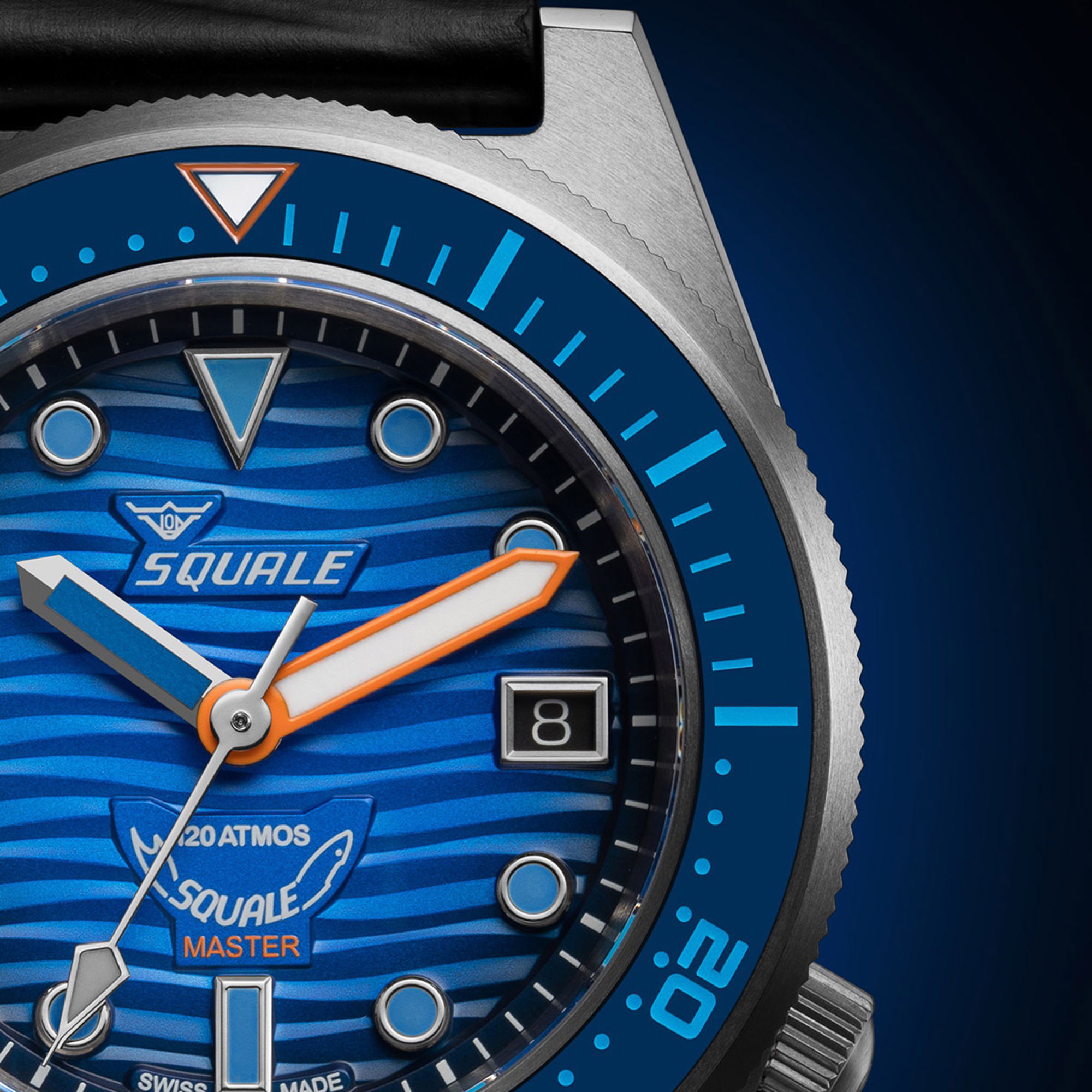 Squale Master Titanium Grand Bleu