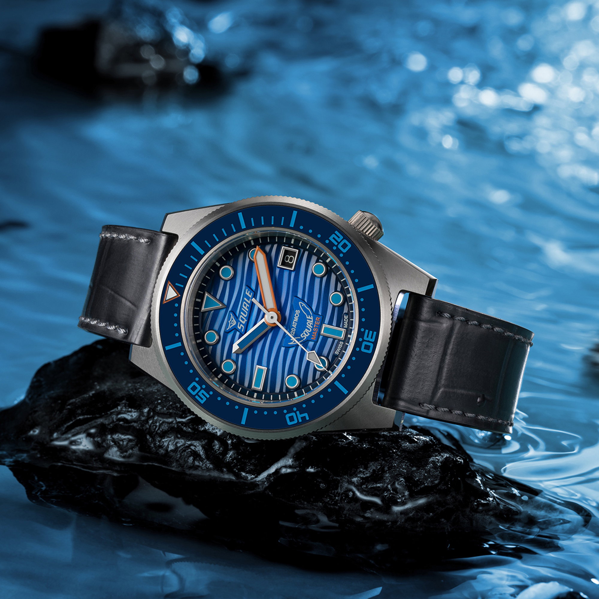 Squale Master Titanium Grand Bleu