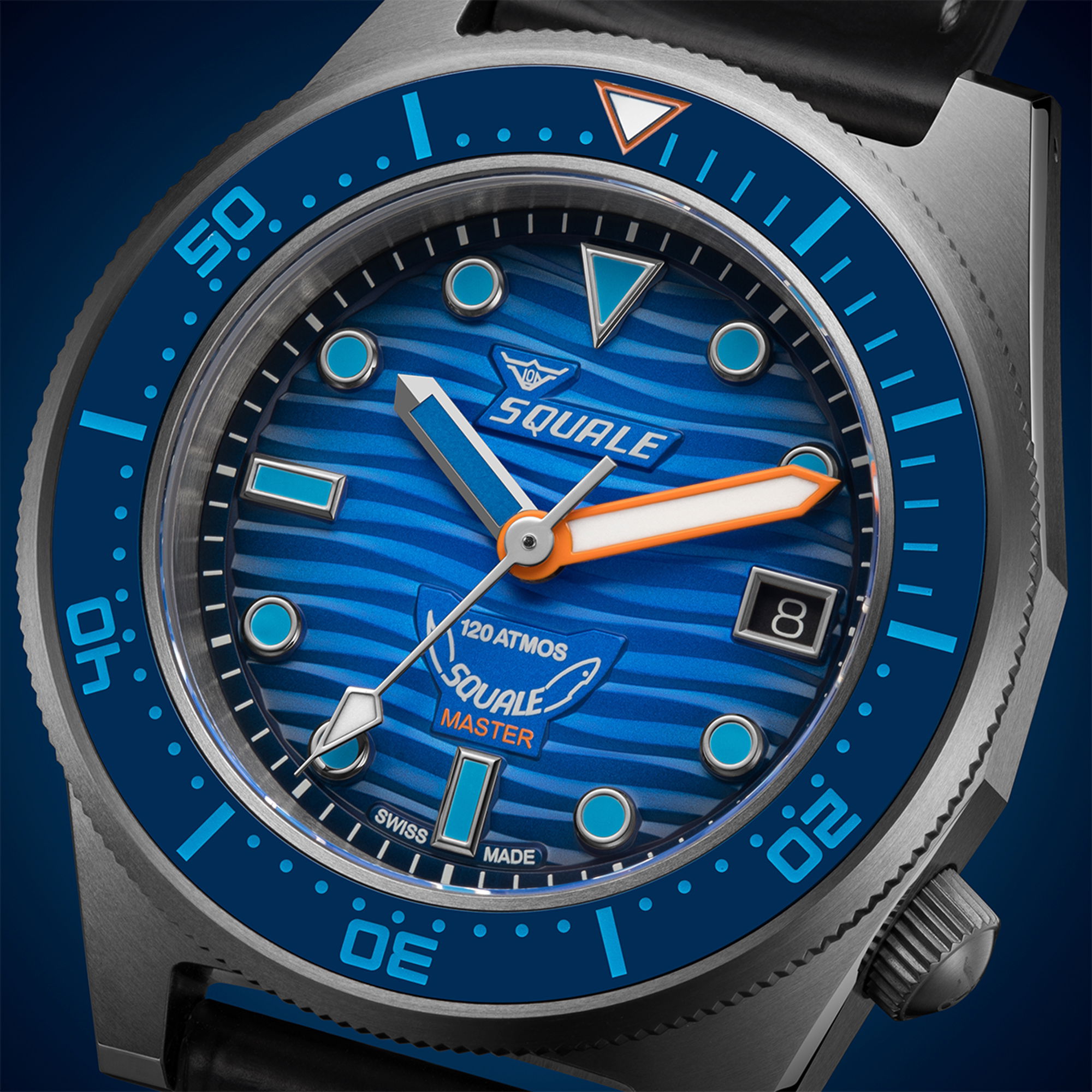 Squale Master Titanium Grand Bleu