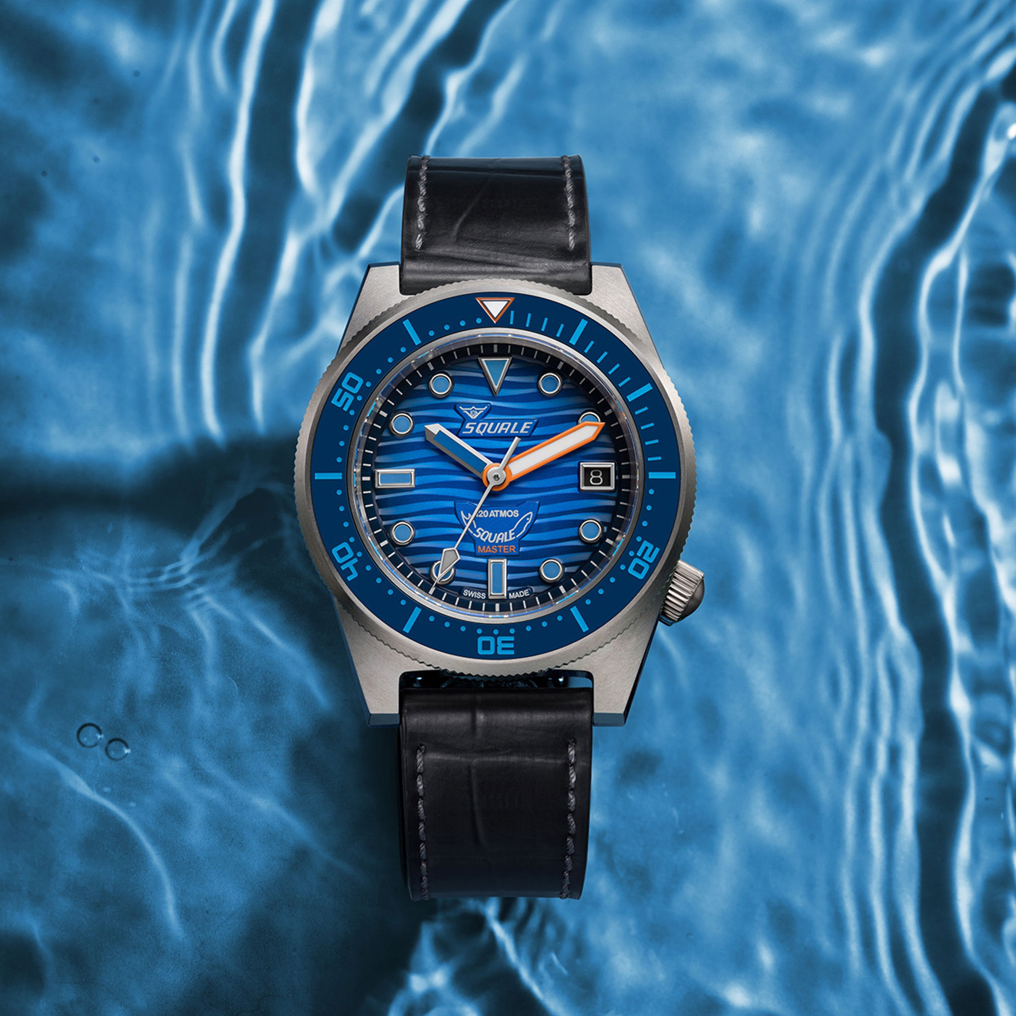 Squale Master Titanium Grand Bleu