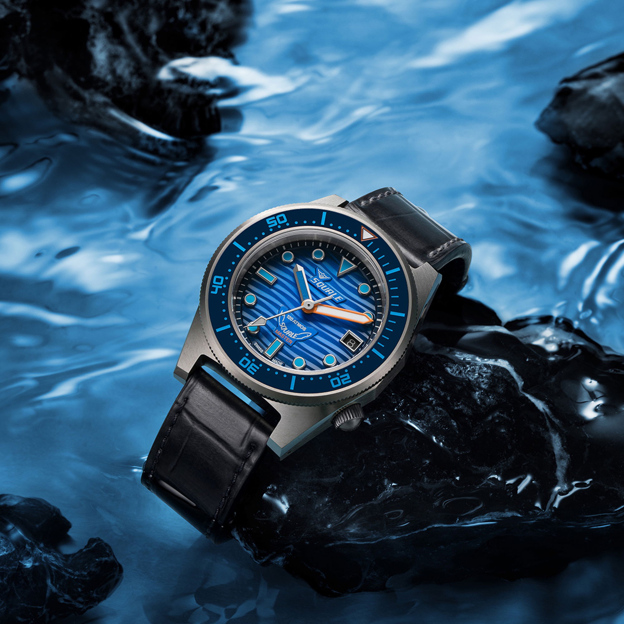 Squale Master Titanium Grand Bleu