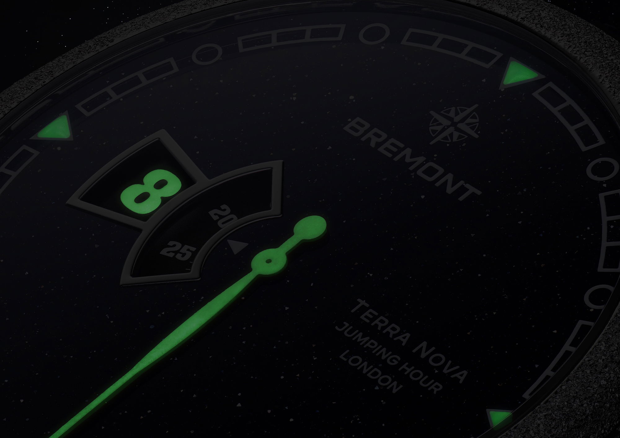 Bremont Terra Nova 40.5 Jumping Hour Aventurine