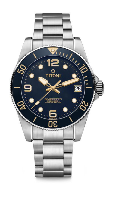 Titoni Seascoper 600 Chronometer Blue