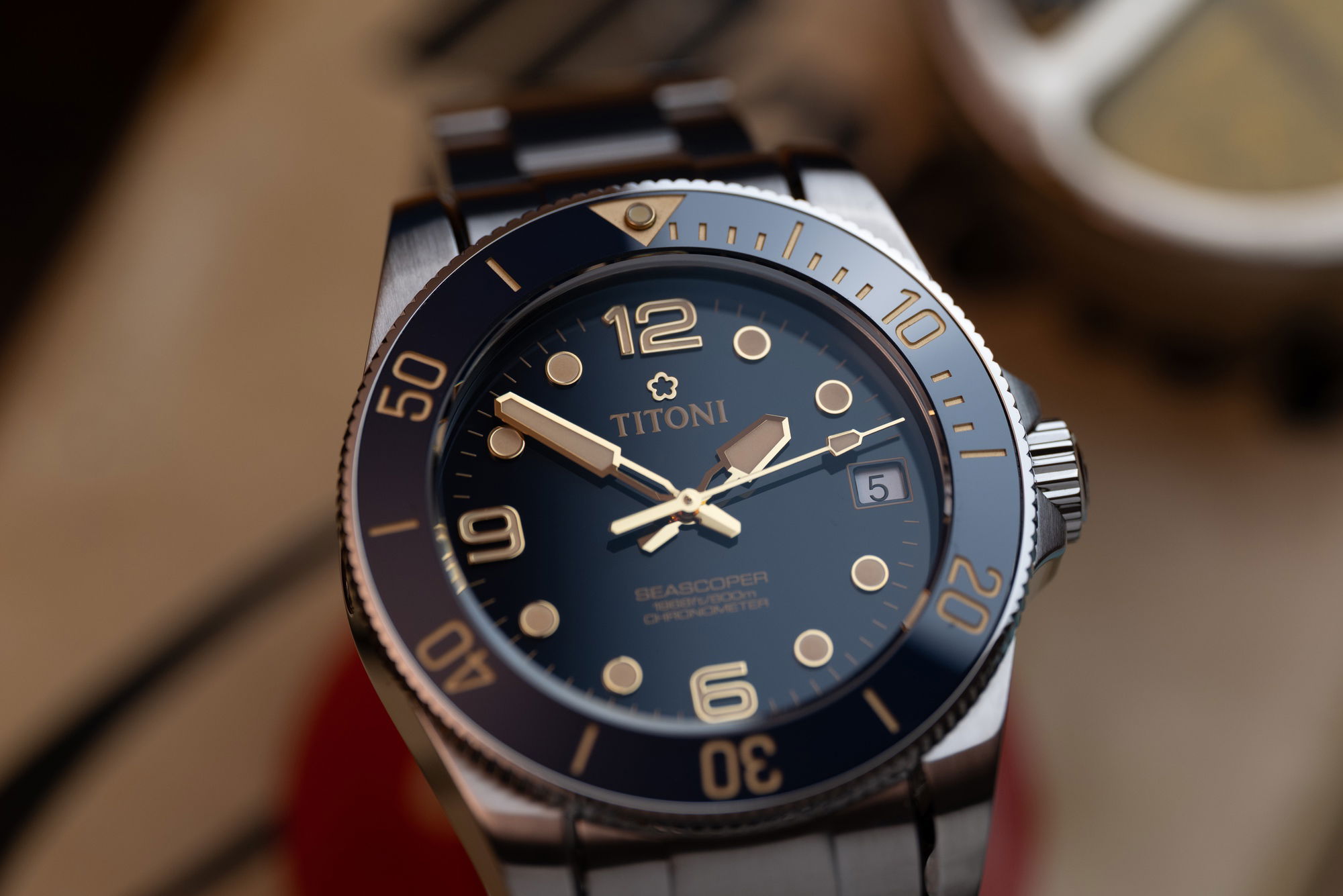 Titoni Seascoper 600 Chronometer Blue