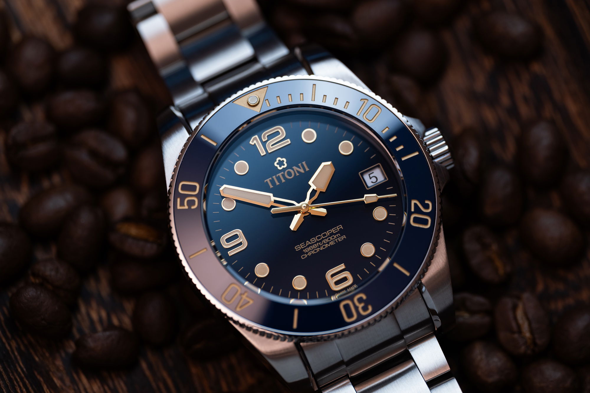 Titoni Seascoper 600 Chronometer Blue