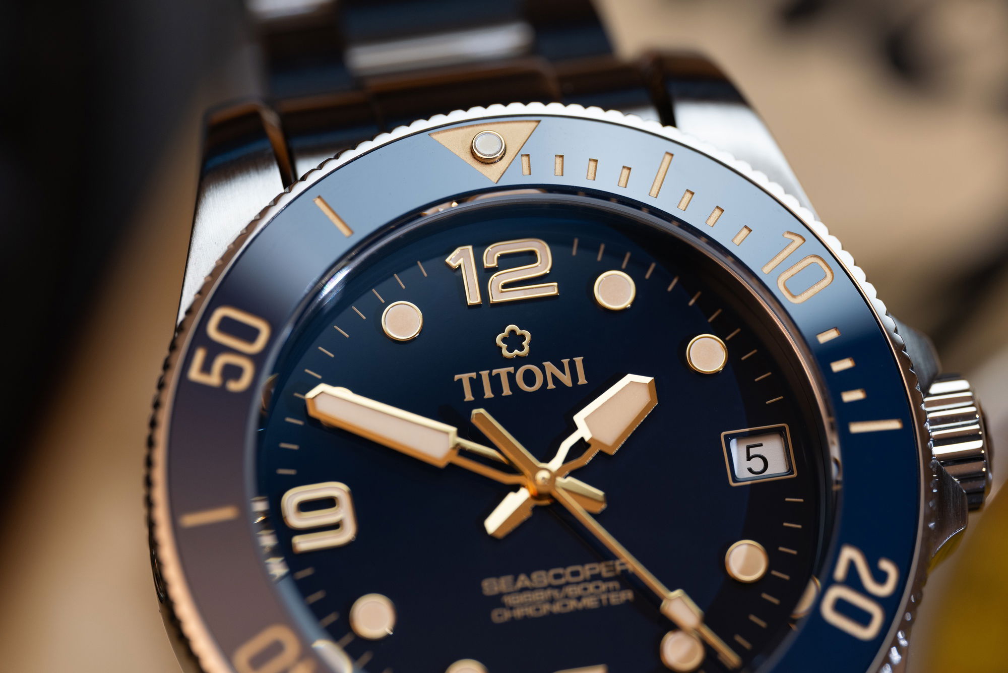 Titoni Seascoper 600 Chronometer Blue