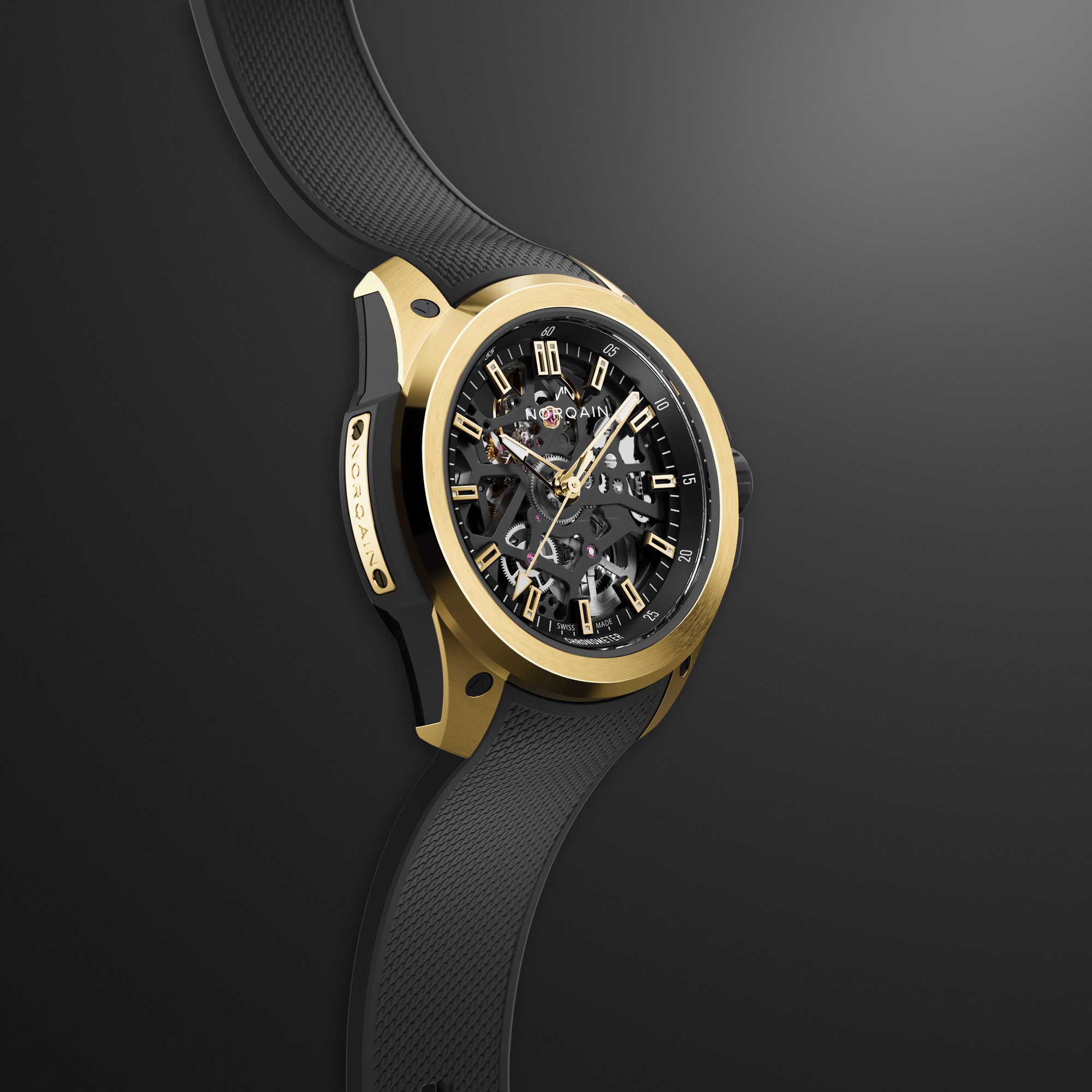 NORQAIN Wild One Skeleton 39 Yellow Gold