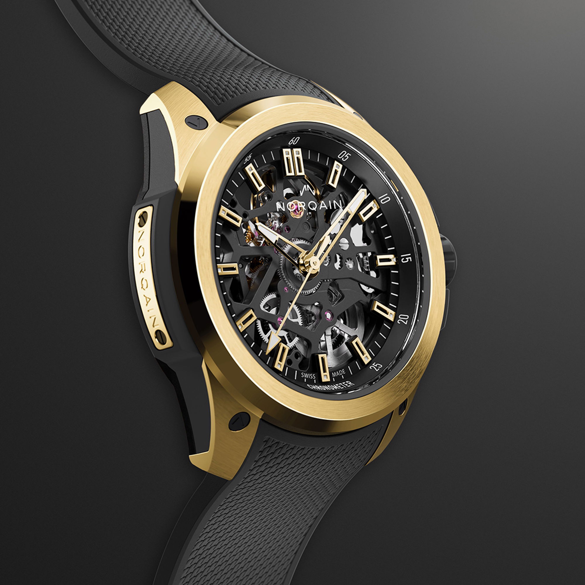 NORQAIN Wild One Skeleton 39 Yellow Gold