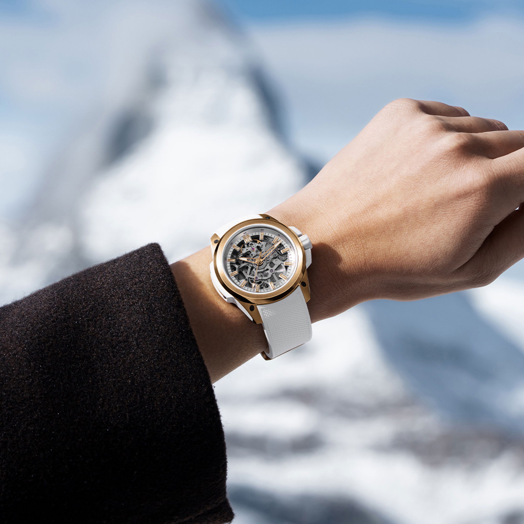 NORQAIN Wild One Skeleton 39 Red Gold