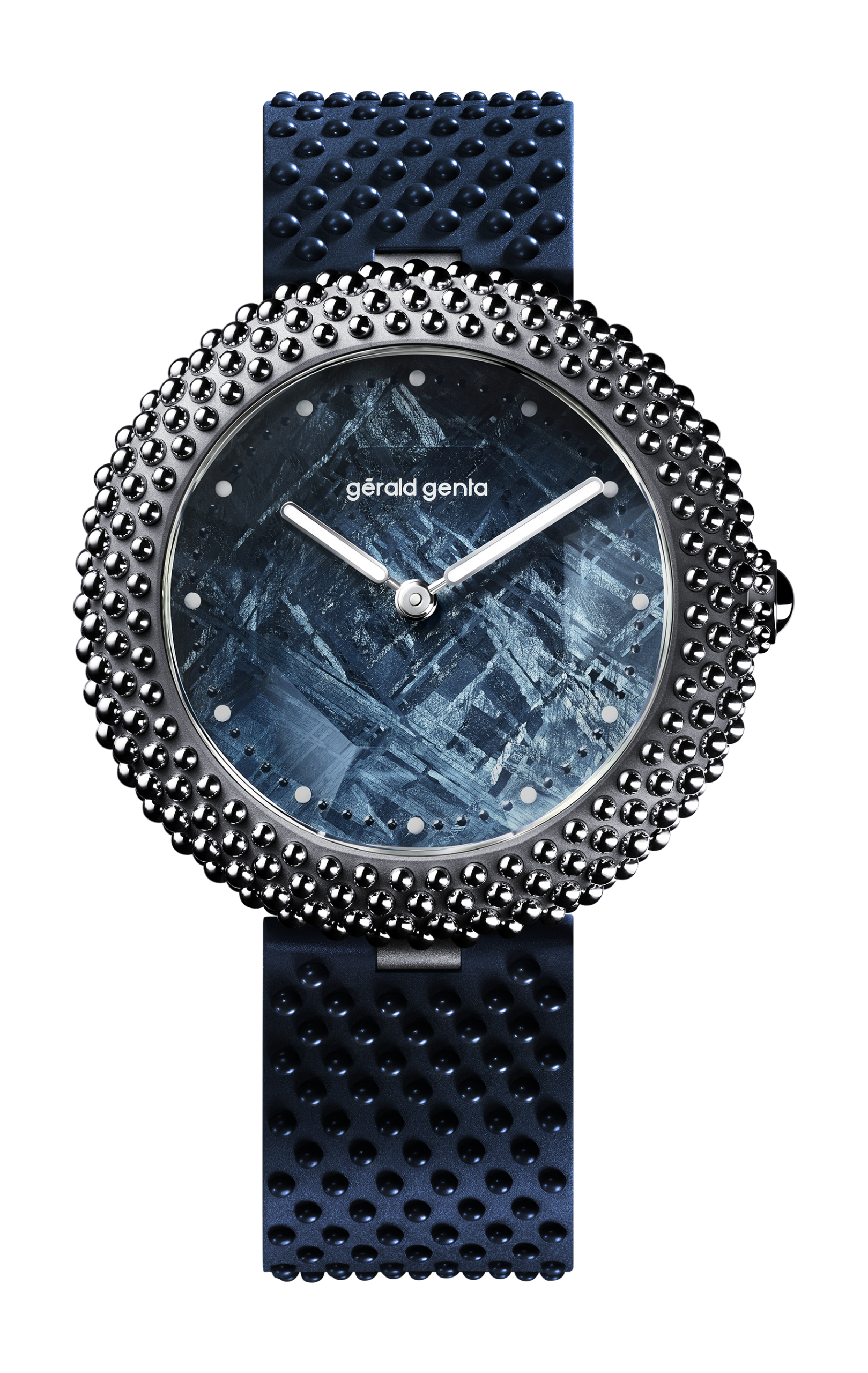 Gerald Genta Gentissima Oursin 41 Blue Meteorite
