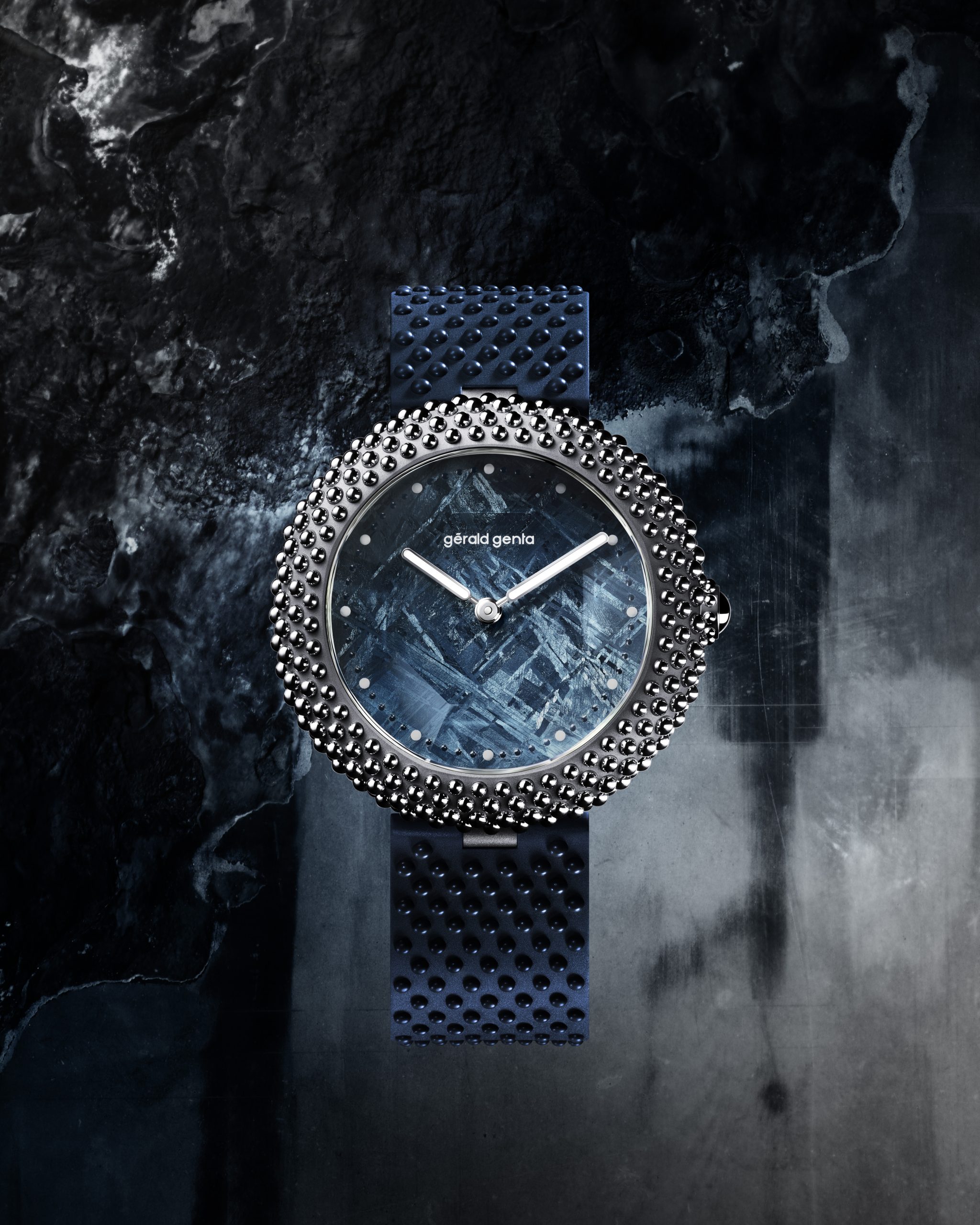 Gerald Genta Gentissima Oursin 41 Blue