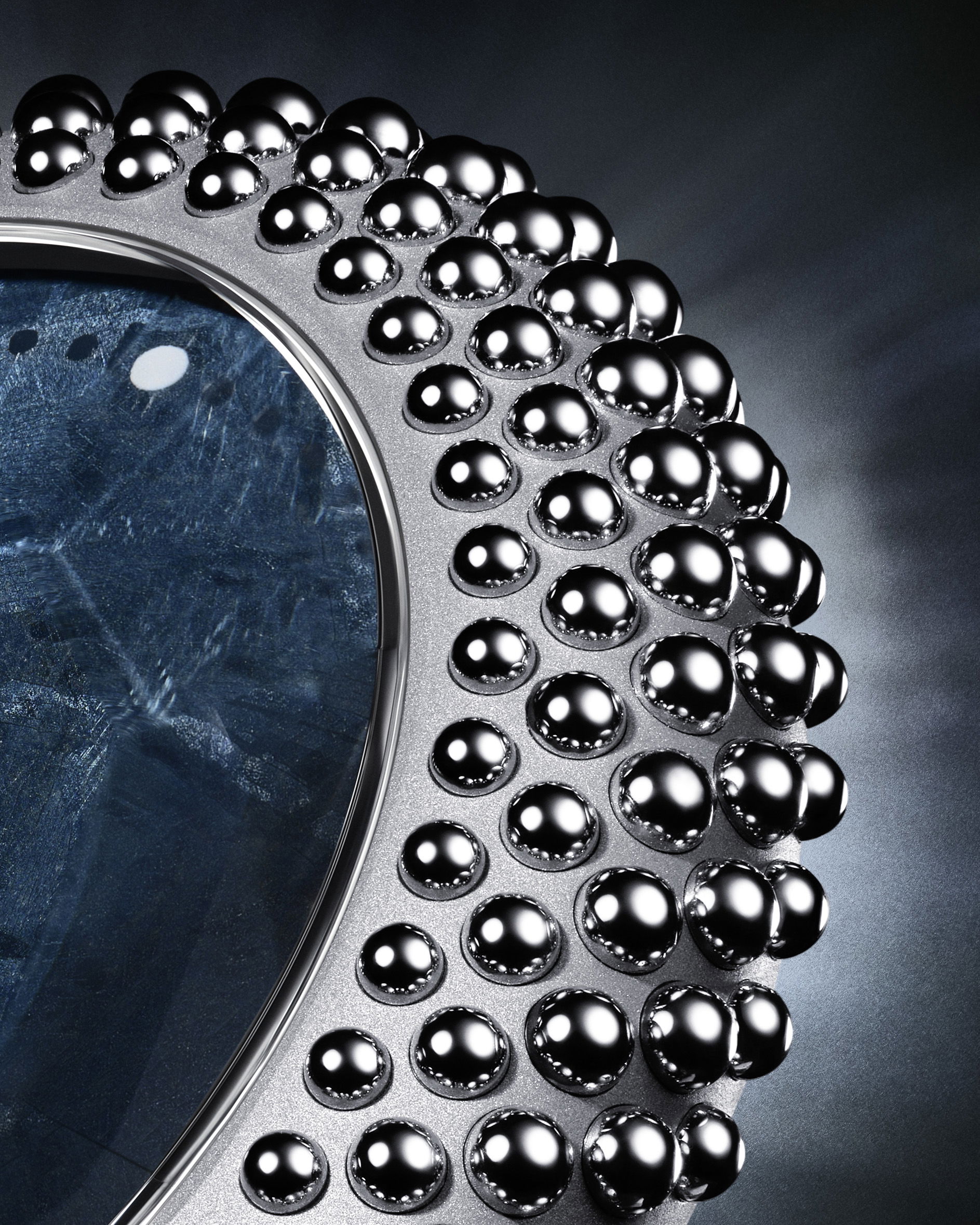 Gerald Genta Gentissima Oursin 41 Blue