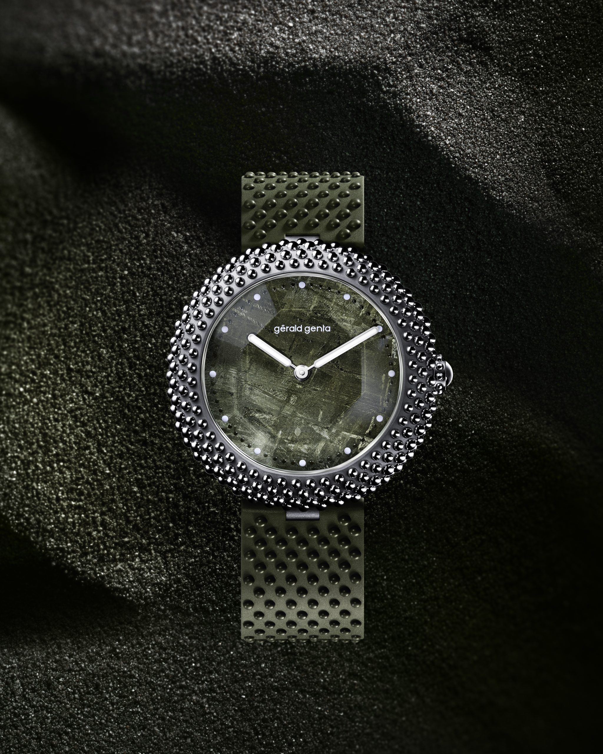 Gerald Genta Gentissima Oursin 41 Green