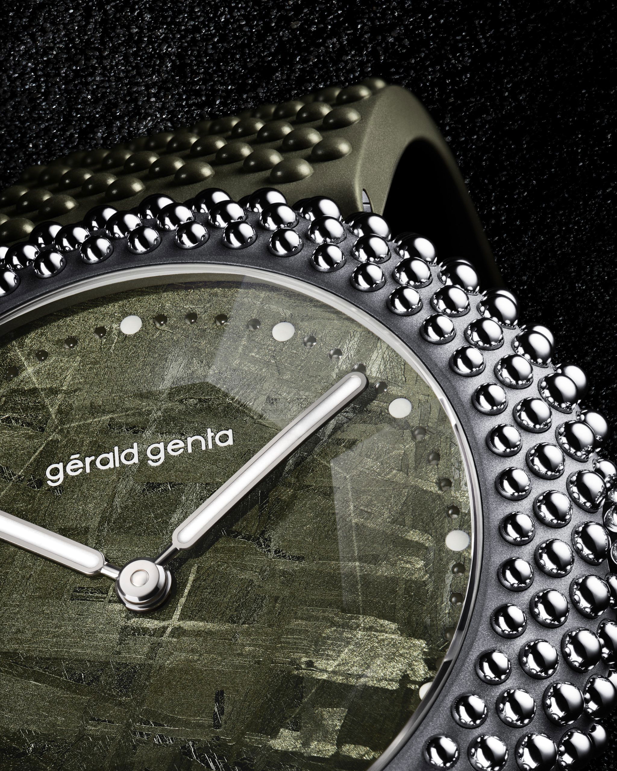 Gerald Genta Gentissima Oursin 41 Green