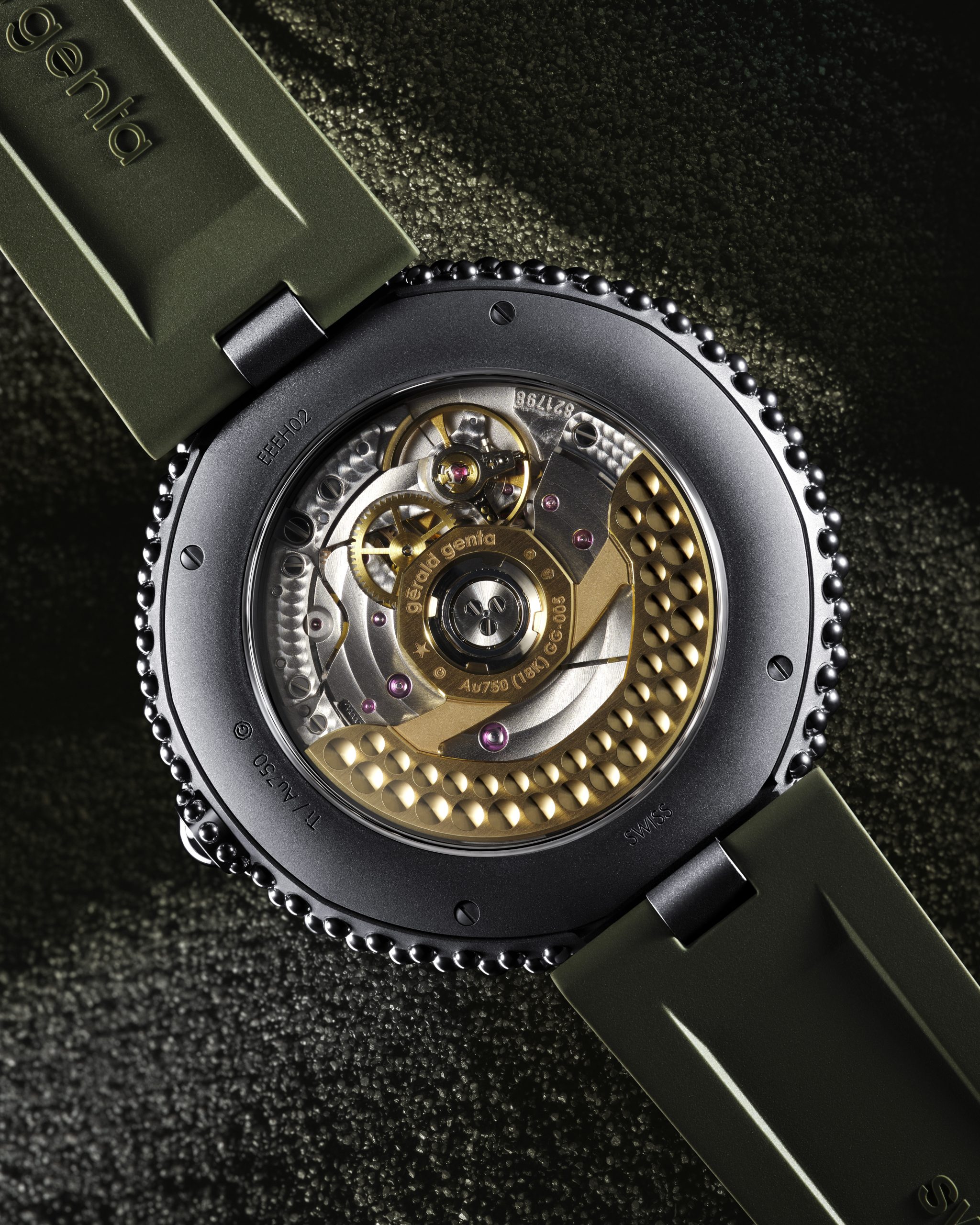 Gerald Genta Gentissima Oursin 41 Green