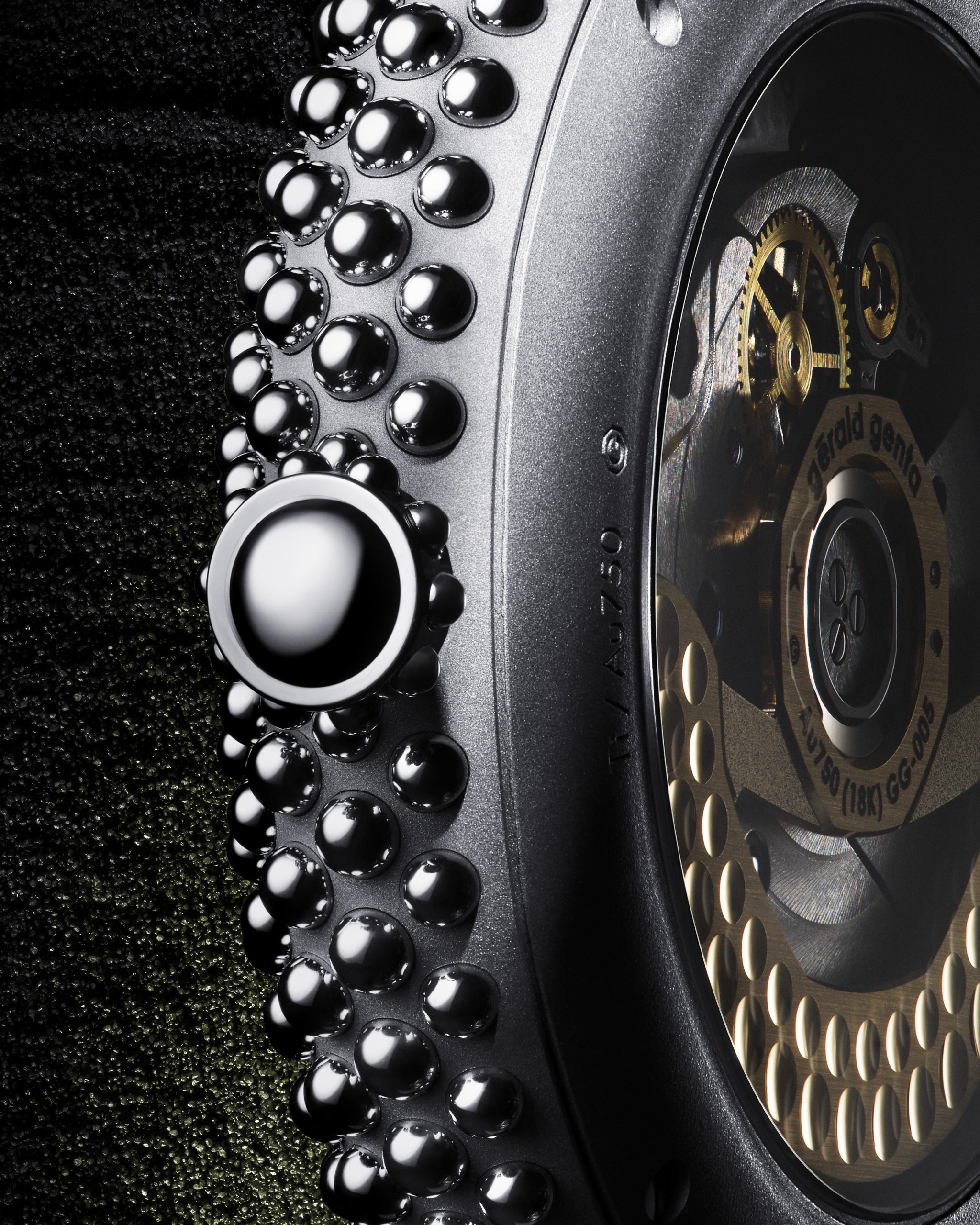 Gerald Genta Gentissima Oursin 41 Green