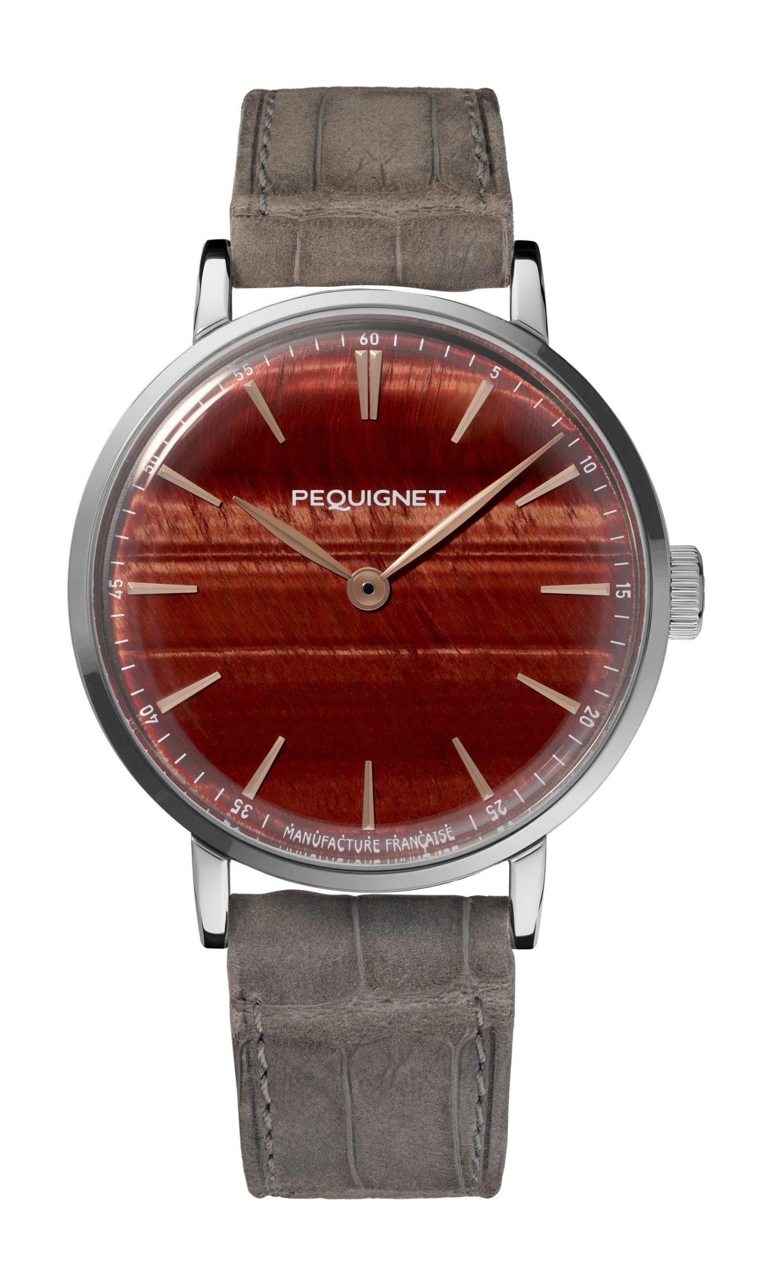 Pequignet Attitude Tiger's Eye Steel Limited Edition 39