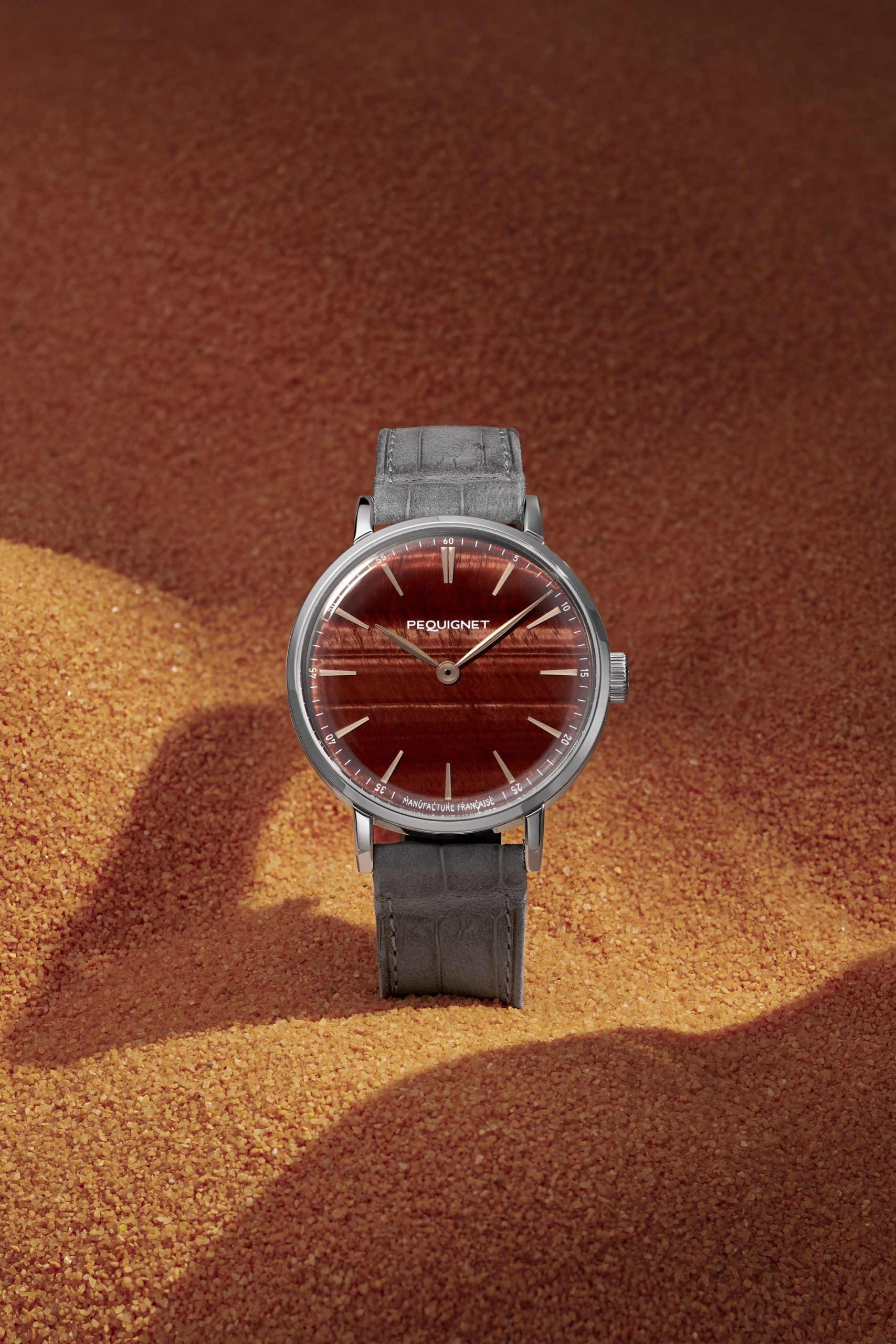 Pequignet Attitude Tiger's Eye Steel Limited Edition 39