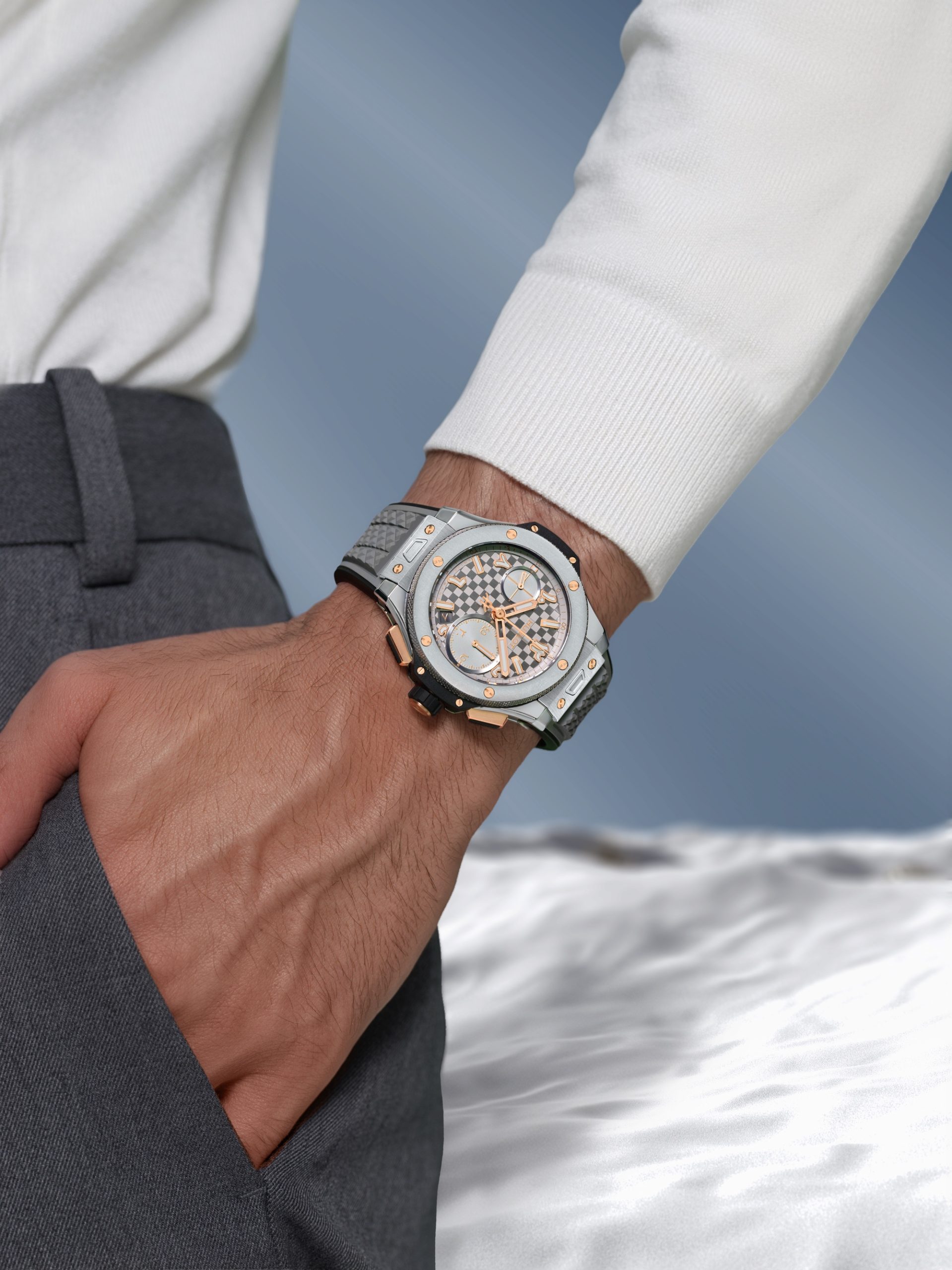 Hublot Big Bang Titanium Grey Ahmed Seddiqi 75th Anniversary