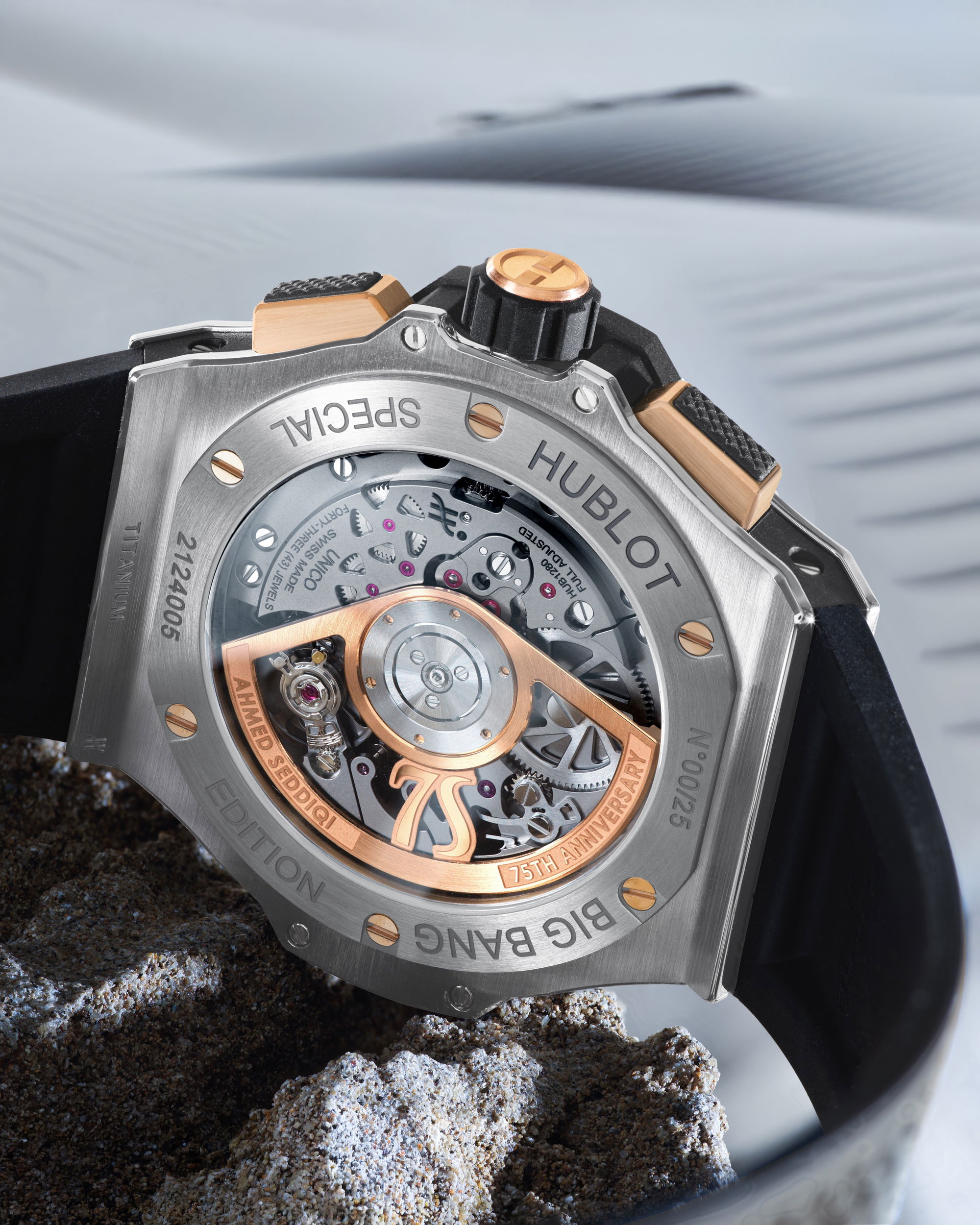 Hublot Big Bang Titanium Grey Ahmed Seddiqi 75th Anniversary