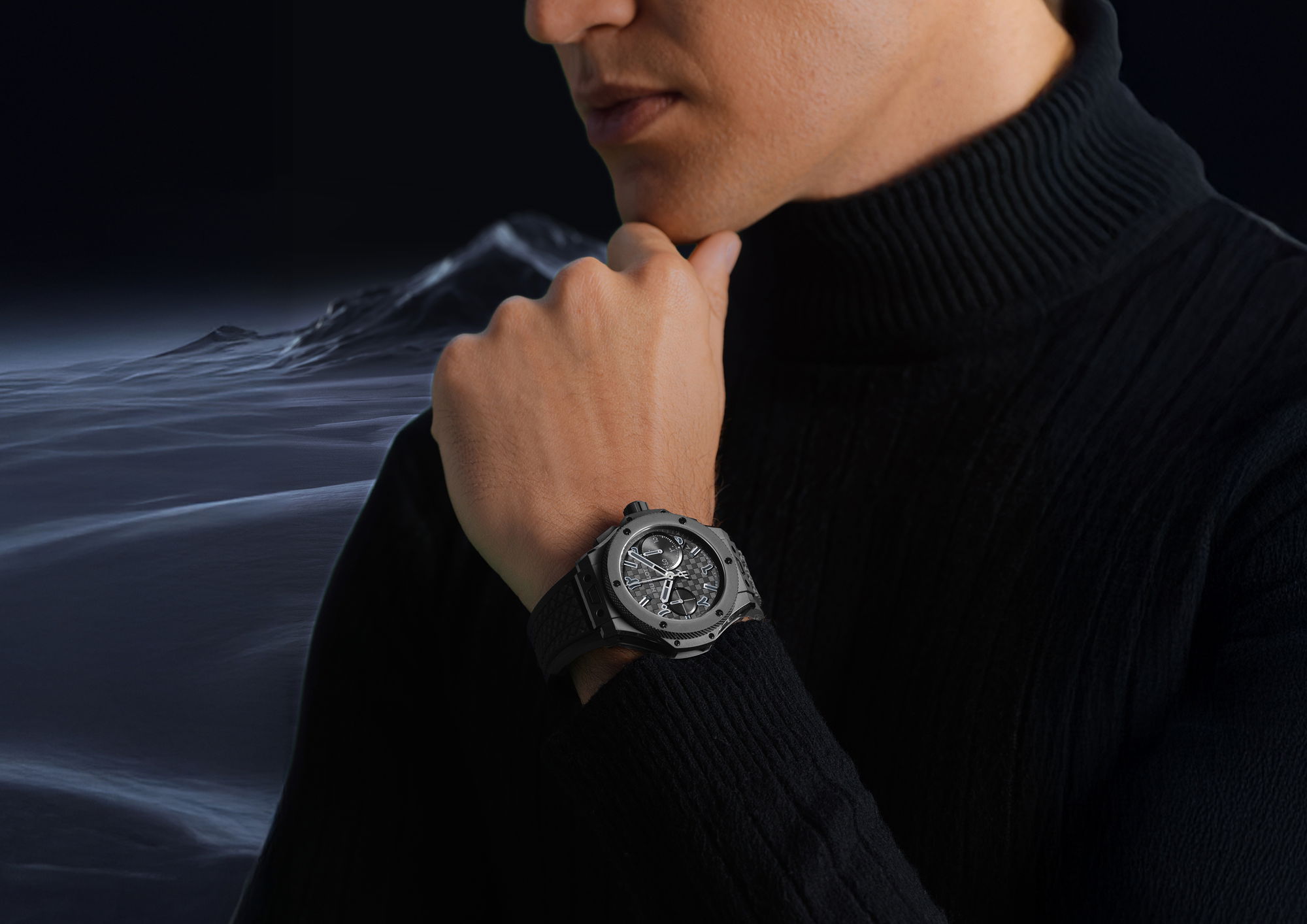 Hublot Big Bang All Black Ahmed Seddiqi 75th Anniversary