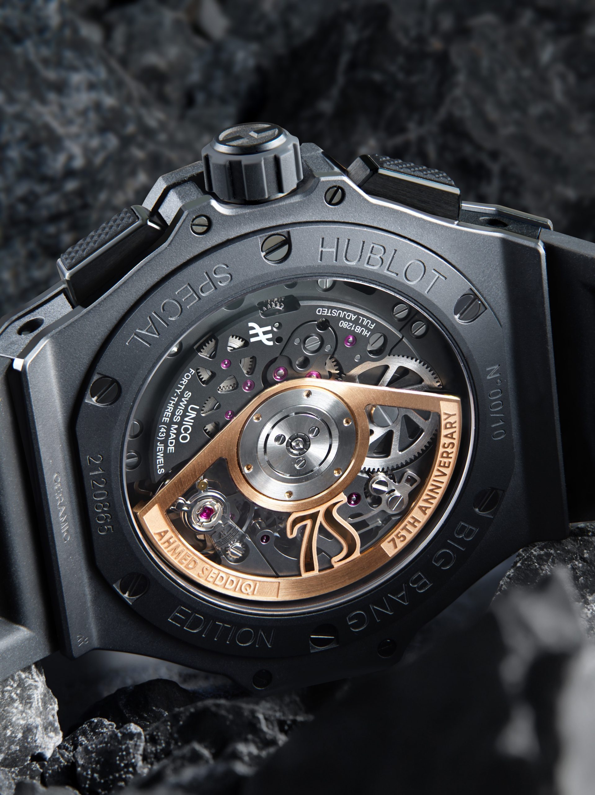 Hublot Big Bang All Black Ahmed Seddiqi 75th Anniversary