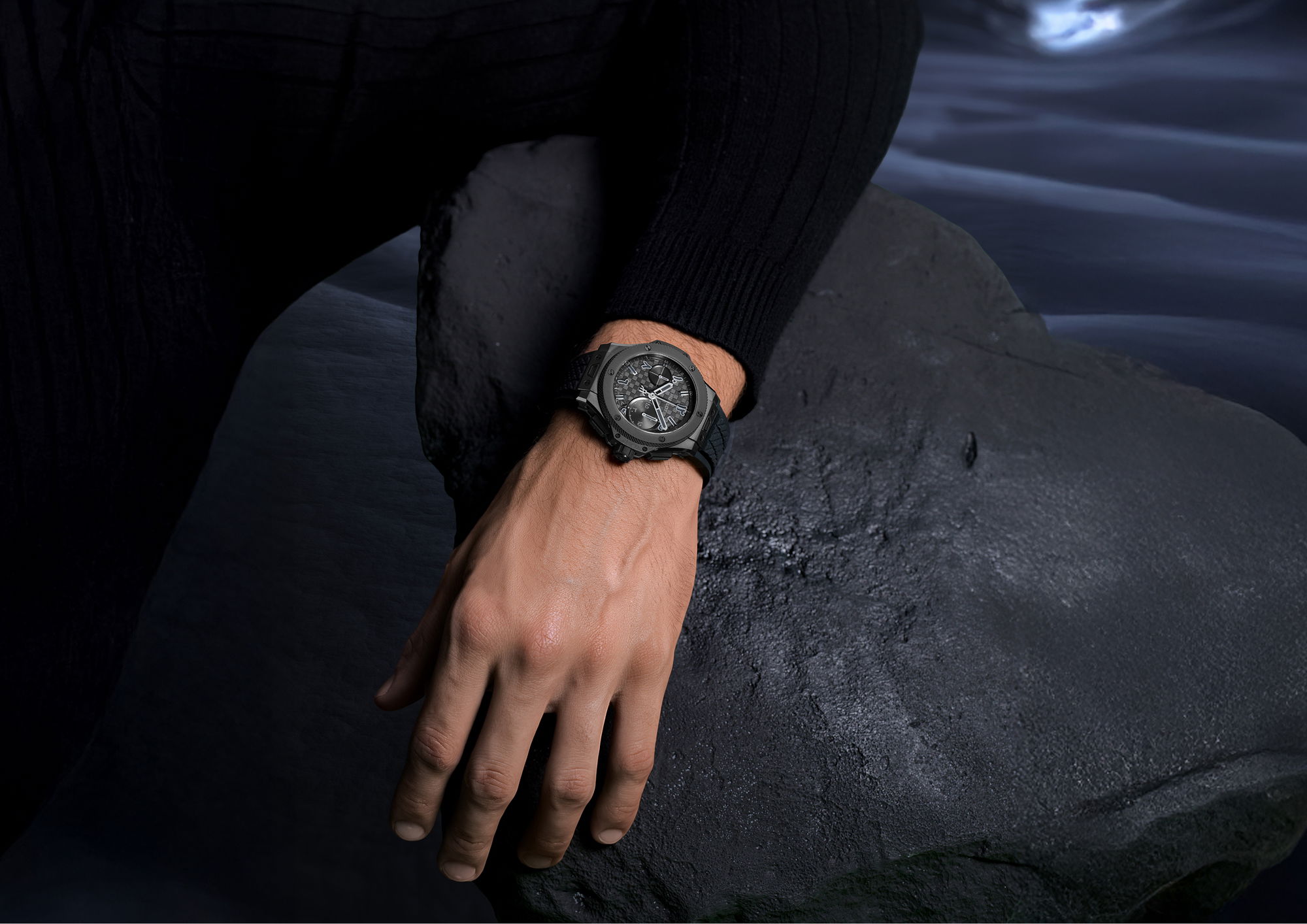 Hublot Big Bang All Black Ahmed Seddiqi 75th Anniversary