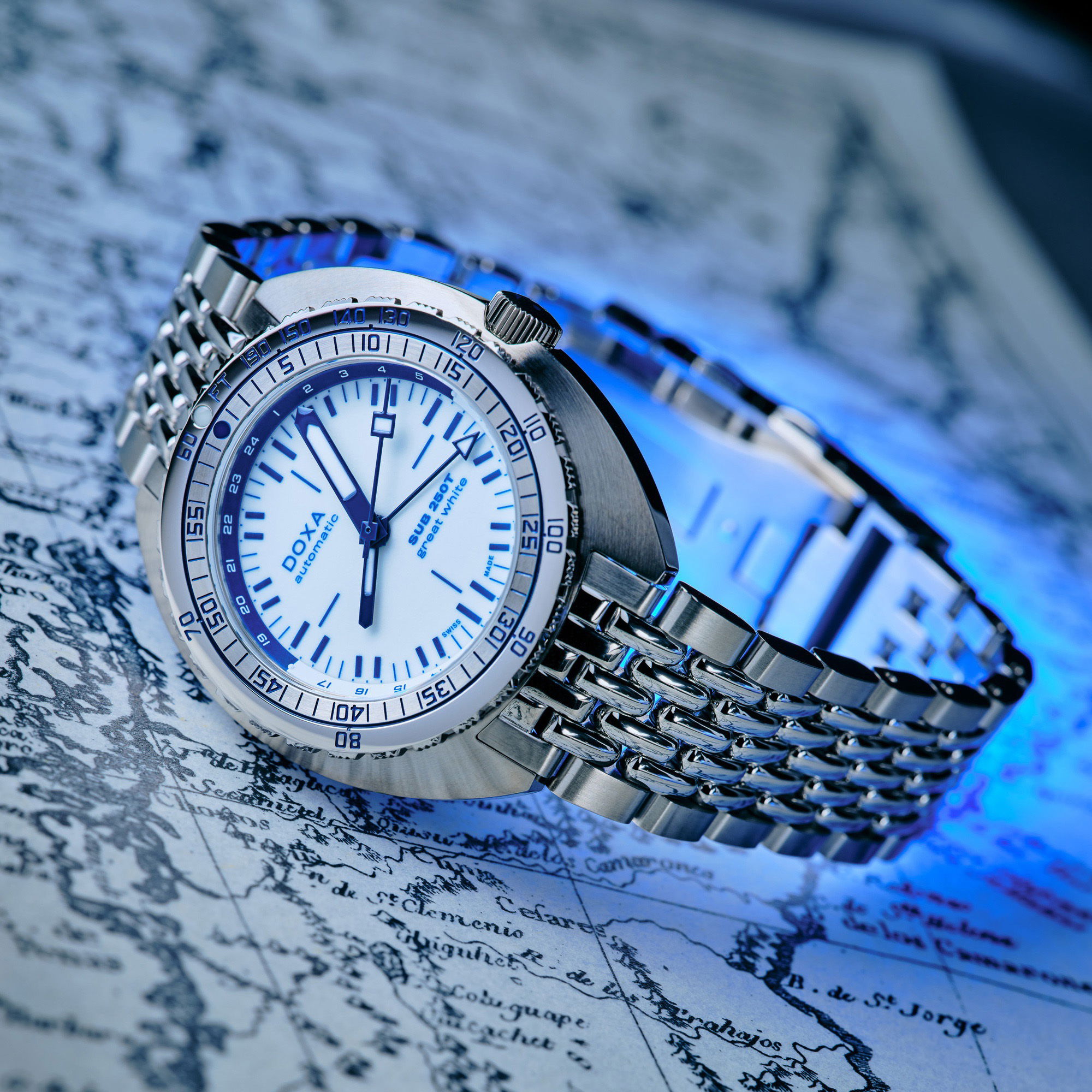 Doxa SUB 250T GMT &quot;Great White&quot; Topper Edition