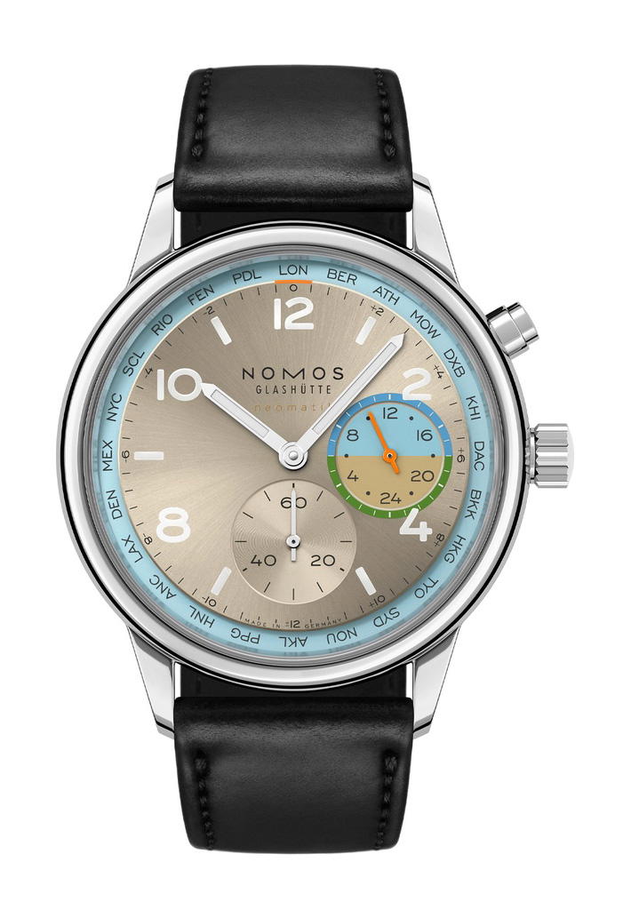 Nomos Glashütte Club Sport neomatik Worldtimer Roam