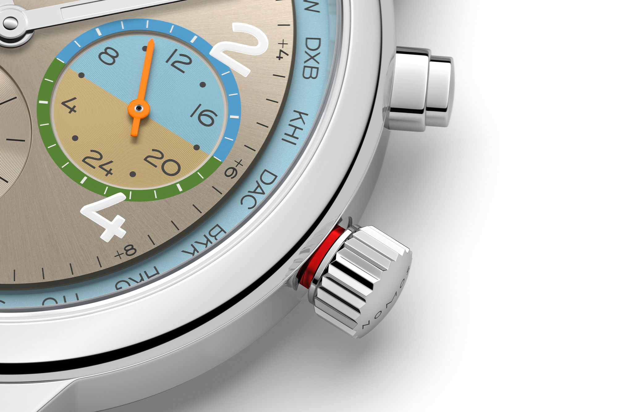 Nomos Glashütte Club Sport neomatik Worldtimer Roam