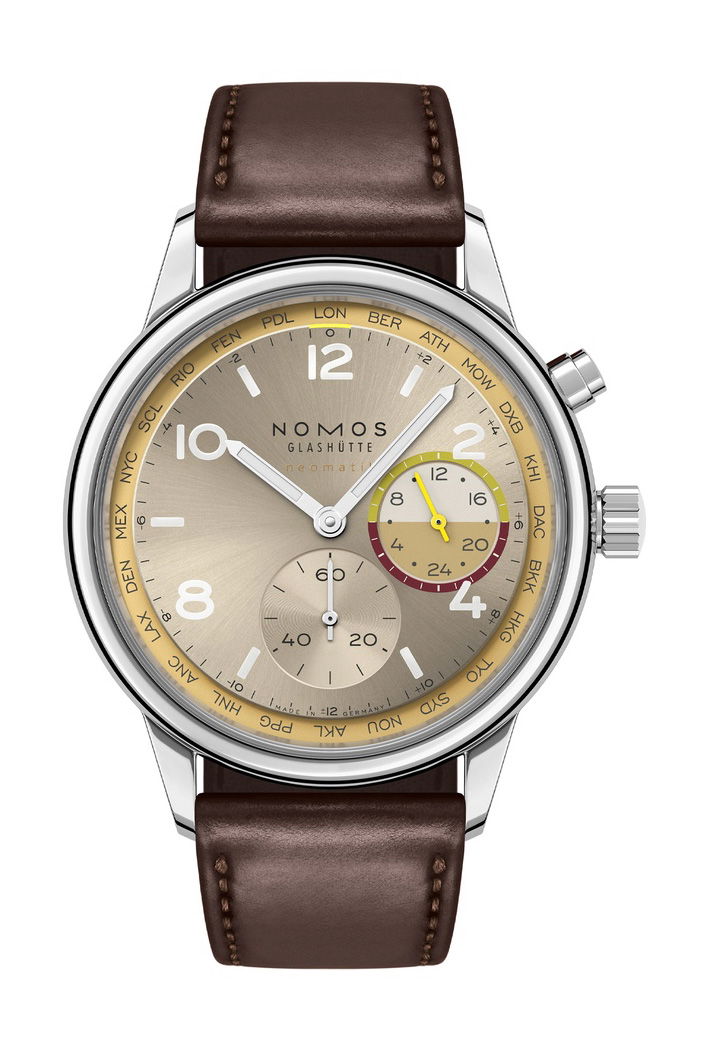 Nomos Glashütte Club Sport neomatik Worldtimer Reverie