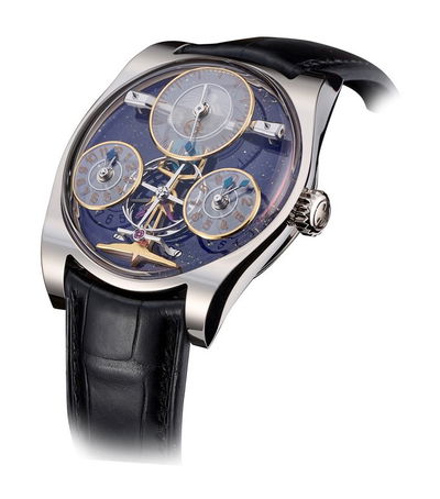 Emmanuel Bouchet Complication One Aleph White Gold Blue