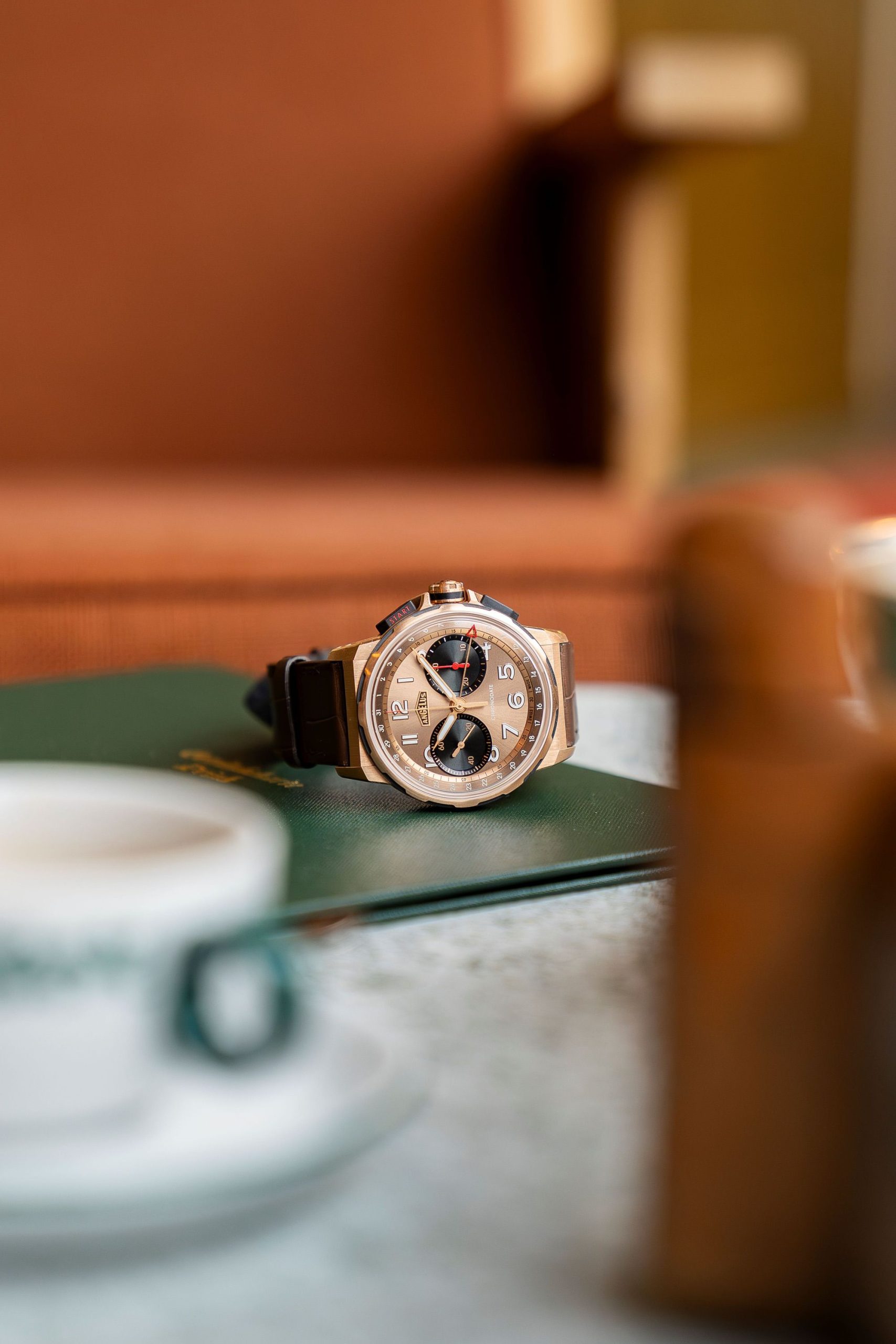 Angelus Chronodate Gold MoKa