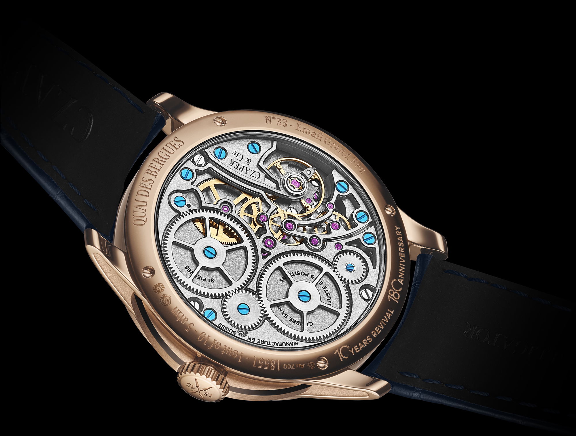 Czapek Quai des Bergues Grand Feu Enamel “Sursum Corda”