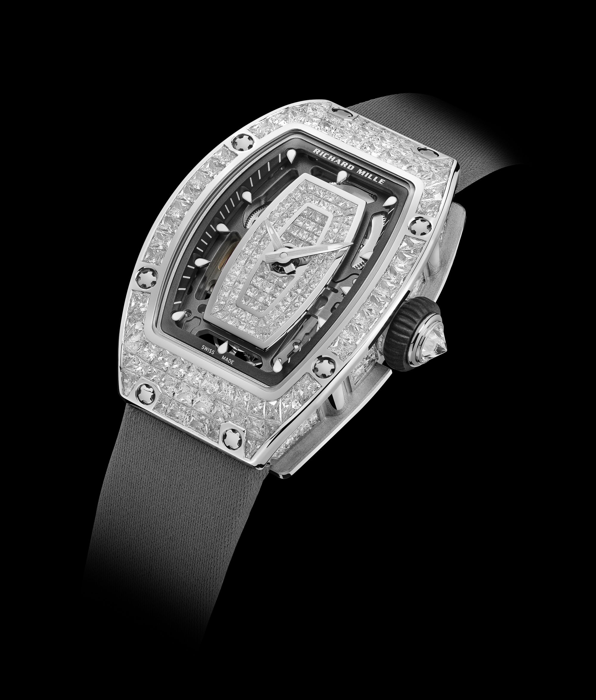 Richard Mille RM 07-01 Automatic Winding White Gold Baguette