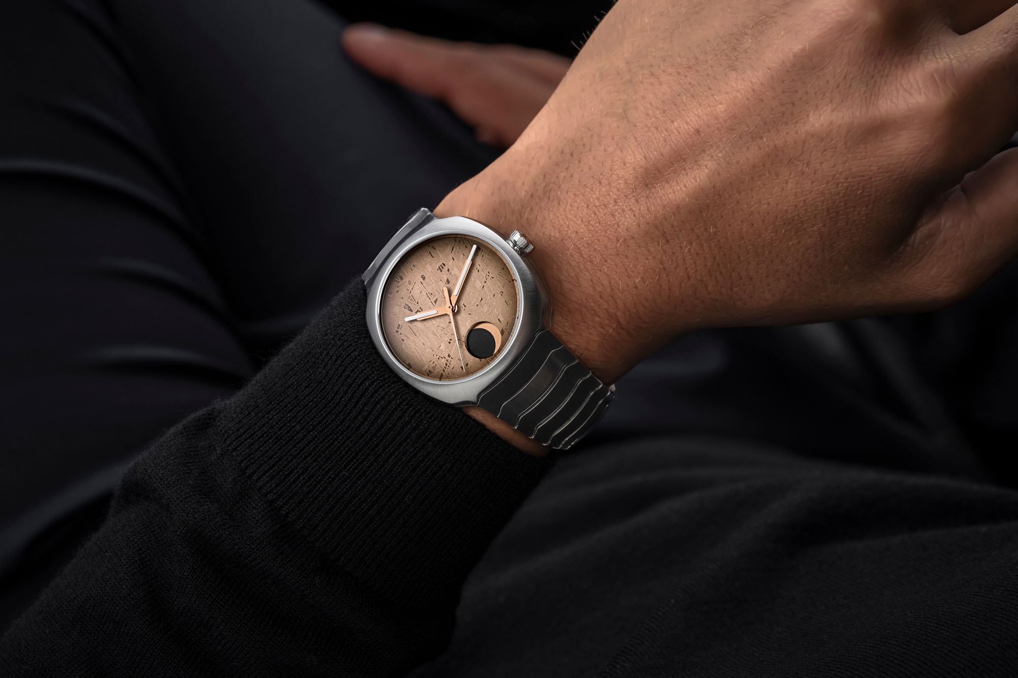 H. Moser &amp; Cie Streamliner Perpetual Moon Concept Meteorite