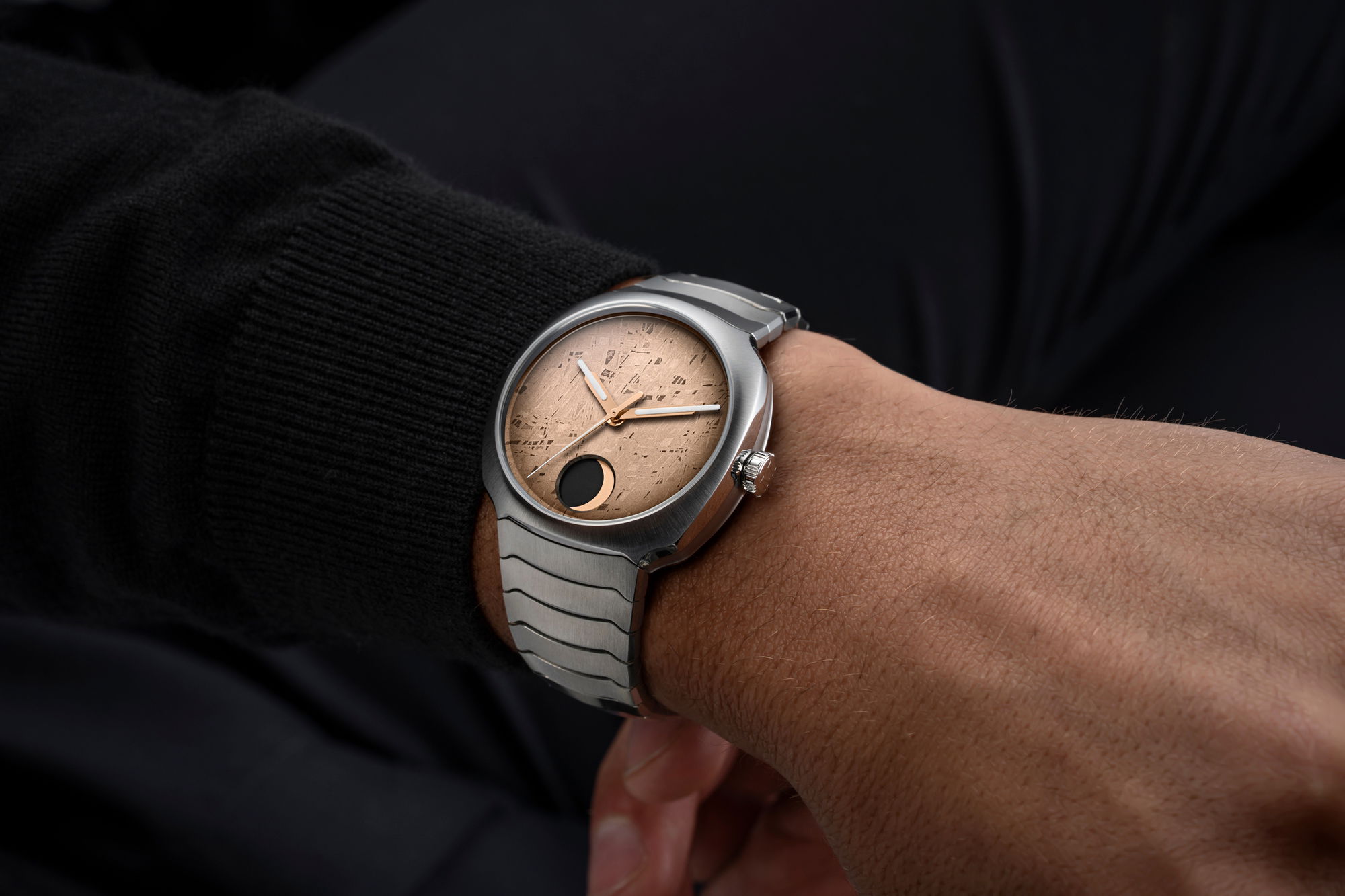 H. Moser &amp; Cie Streamliner Perpetual Moon Concept Meteorite
