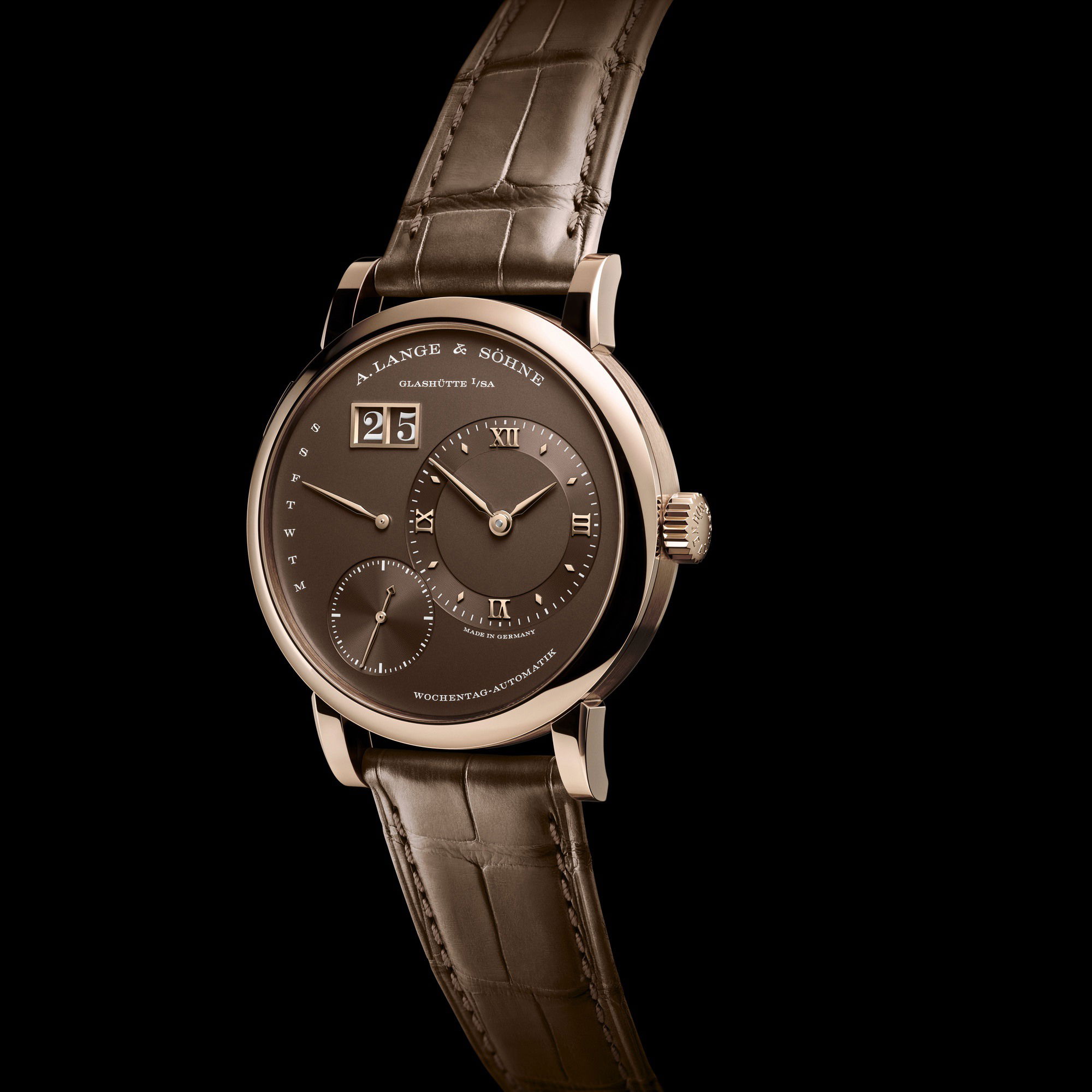 A. Lange &amp; Söhne Lange 1 Daymatic Honeygold