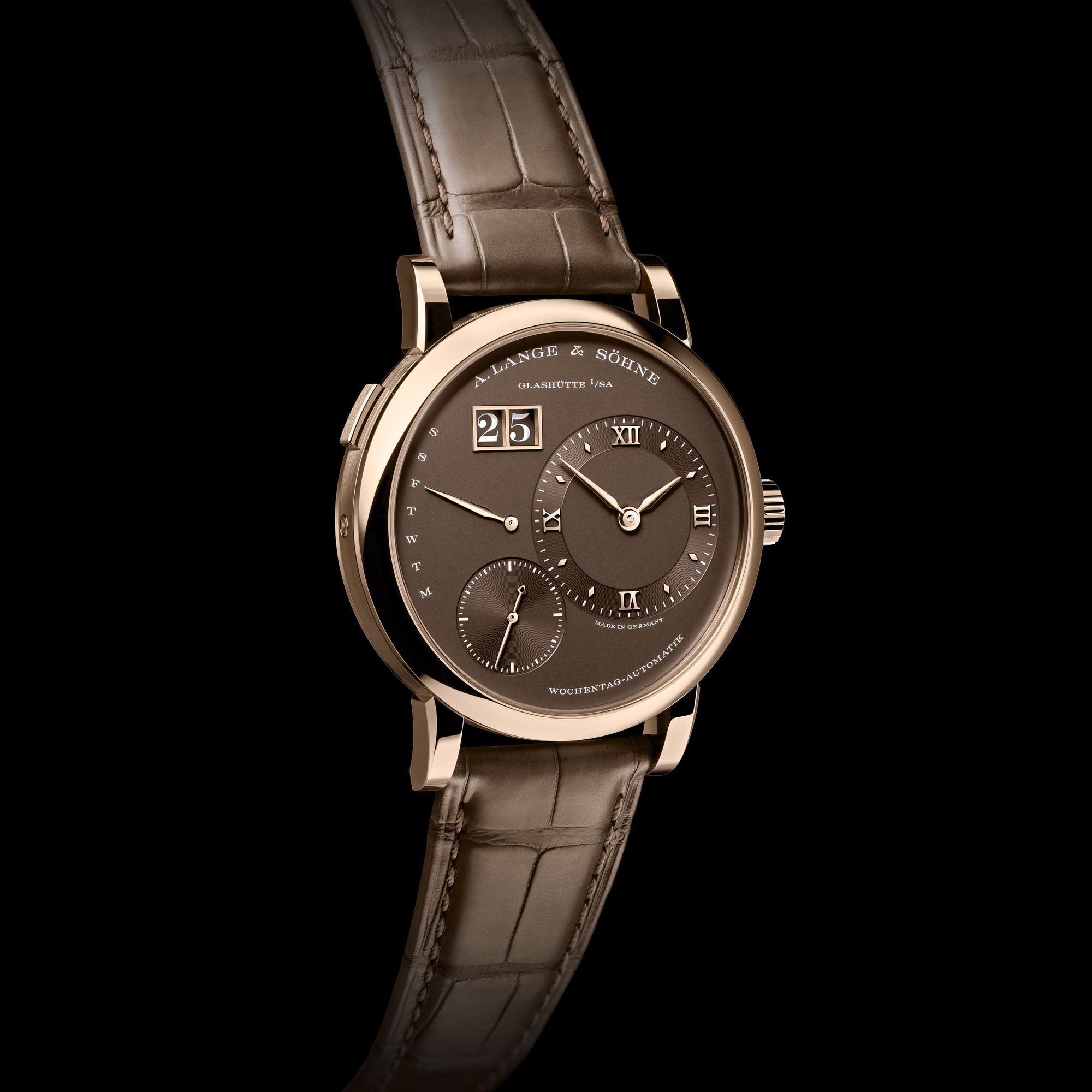 A. Lange &amp; Söhne Lange 1 Daymatic Honeygold