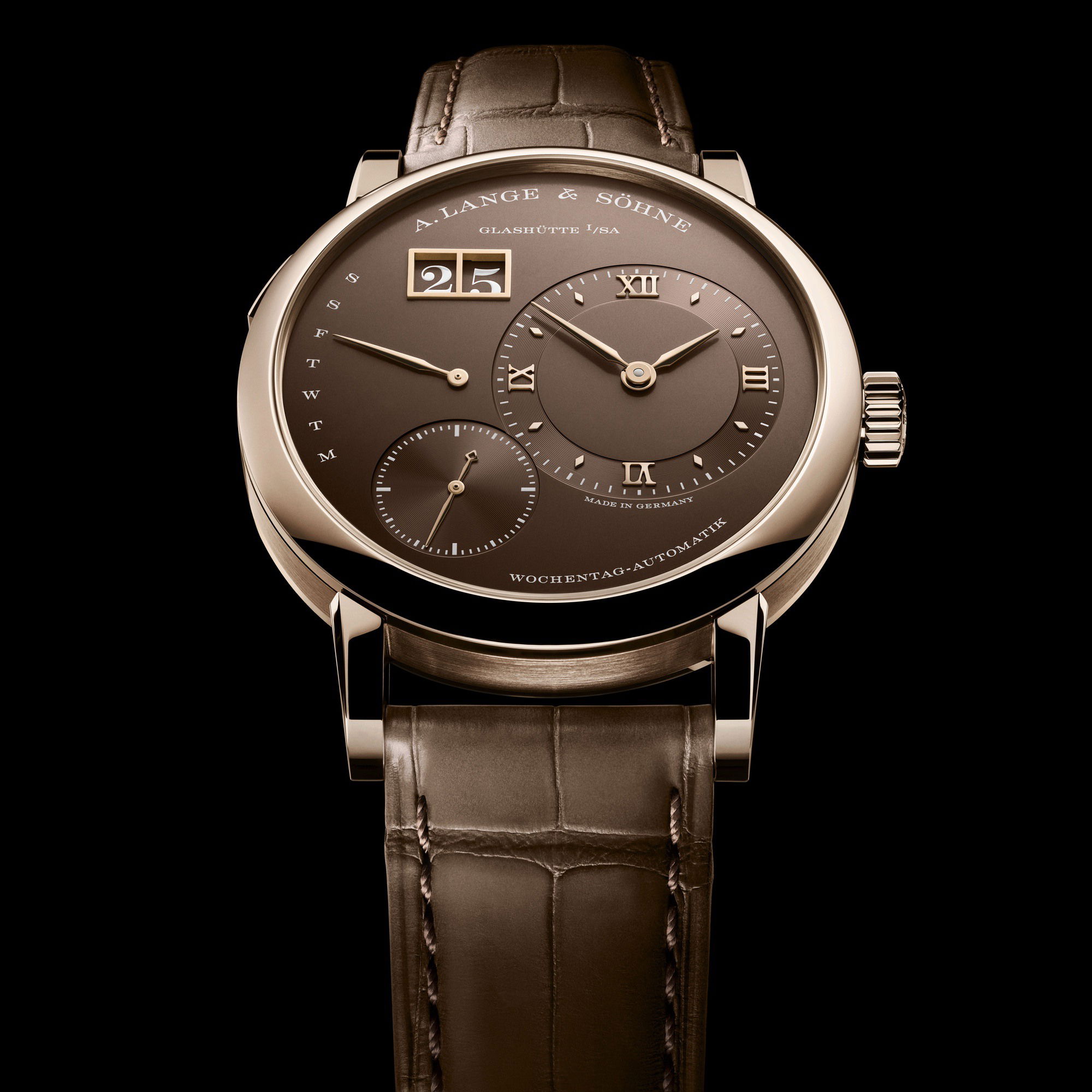 A. Lange &amp; Söhne Lange 1 Daymatic Honeygold