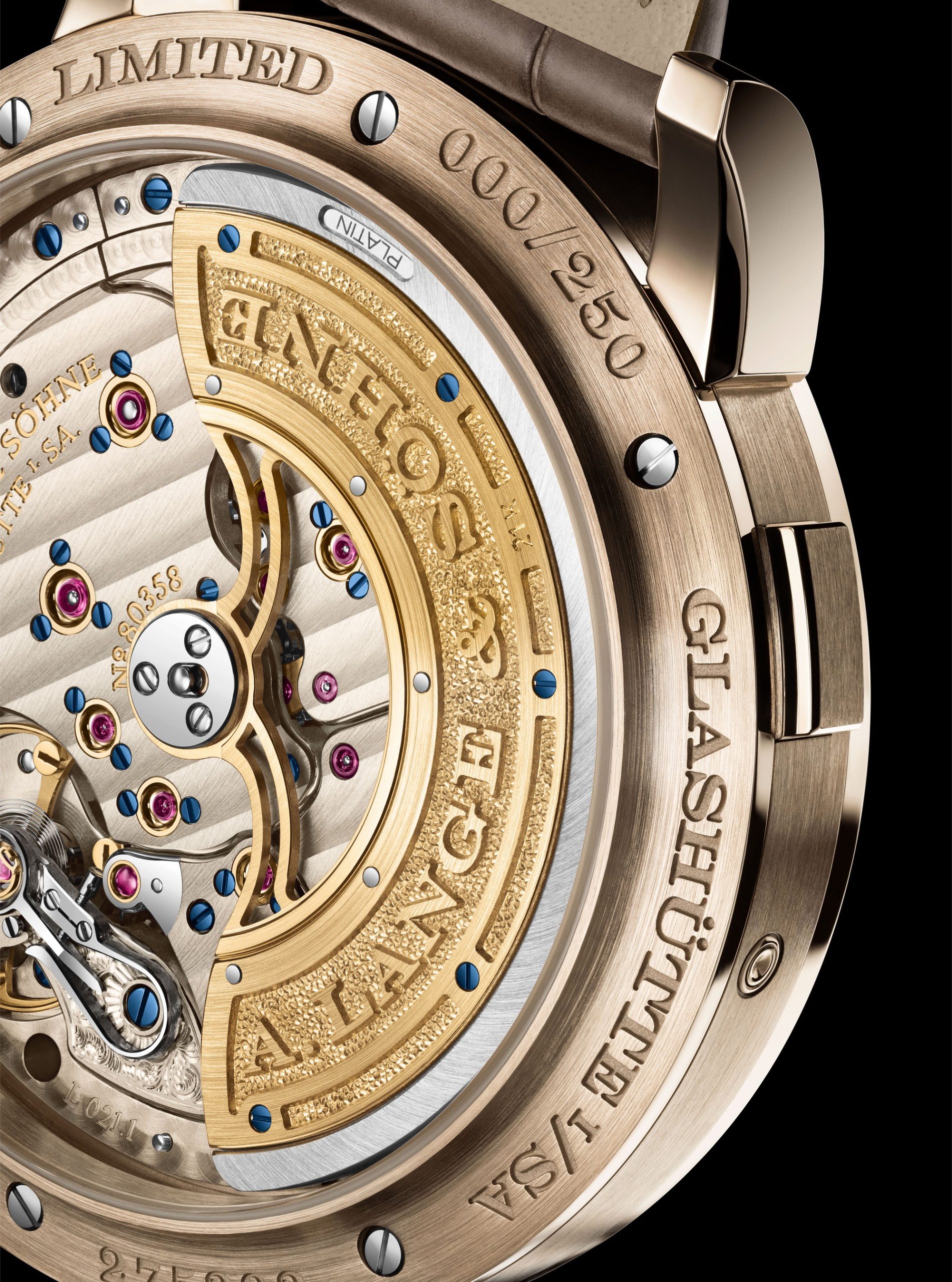 A. Lange &amp; Söhne Lange 1 Daymatic Honeygold