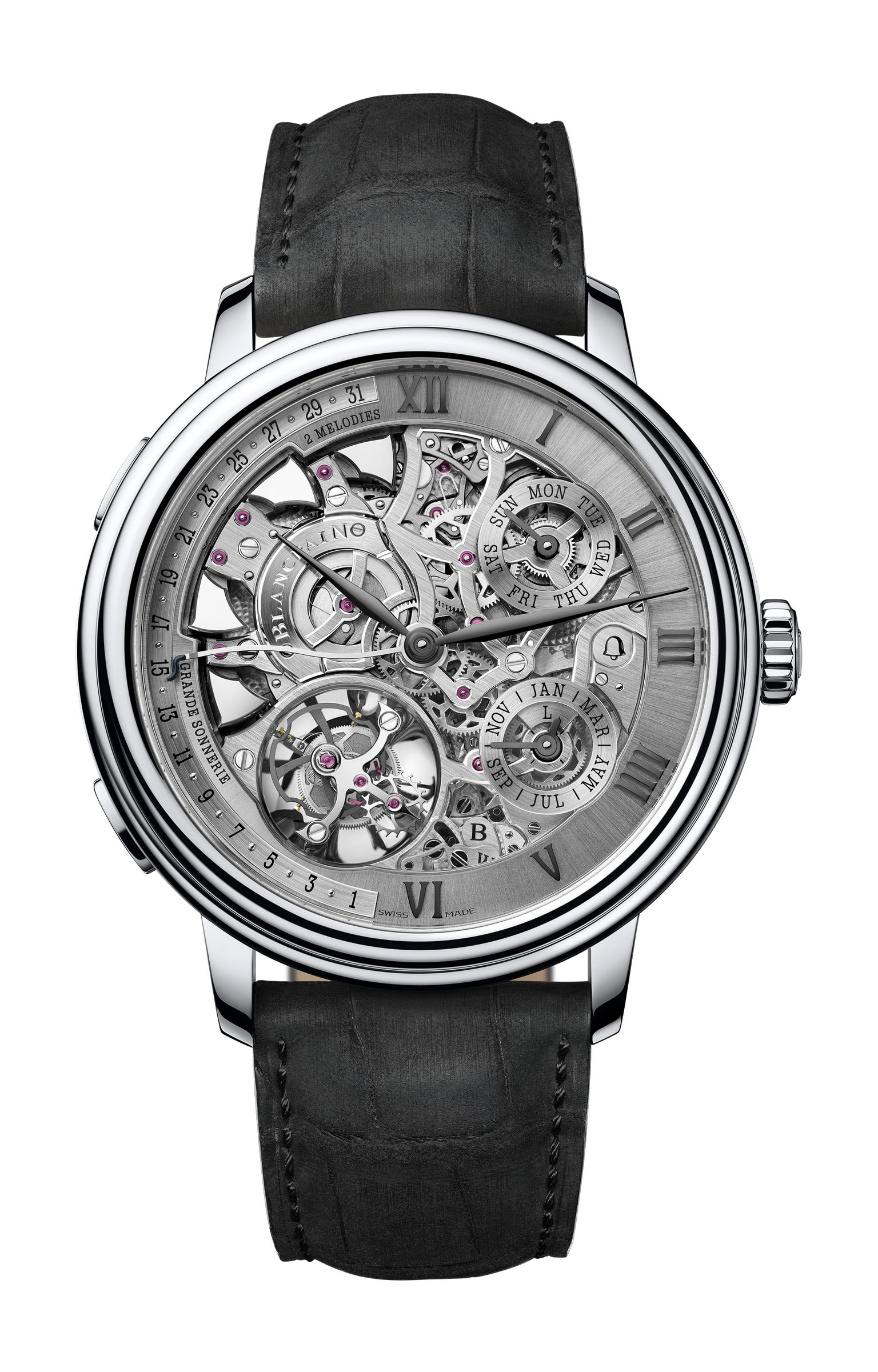 Grande Double Sonnerie 15GSQ White Gold
