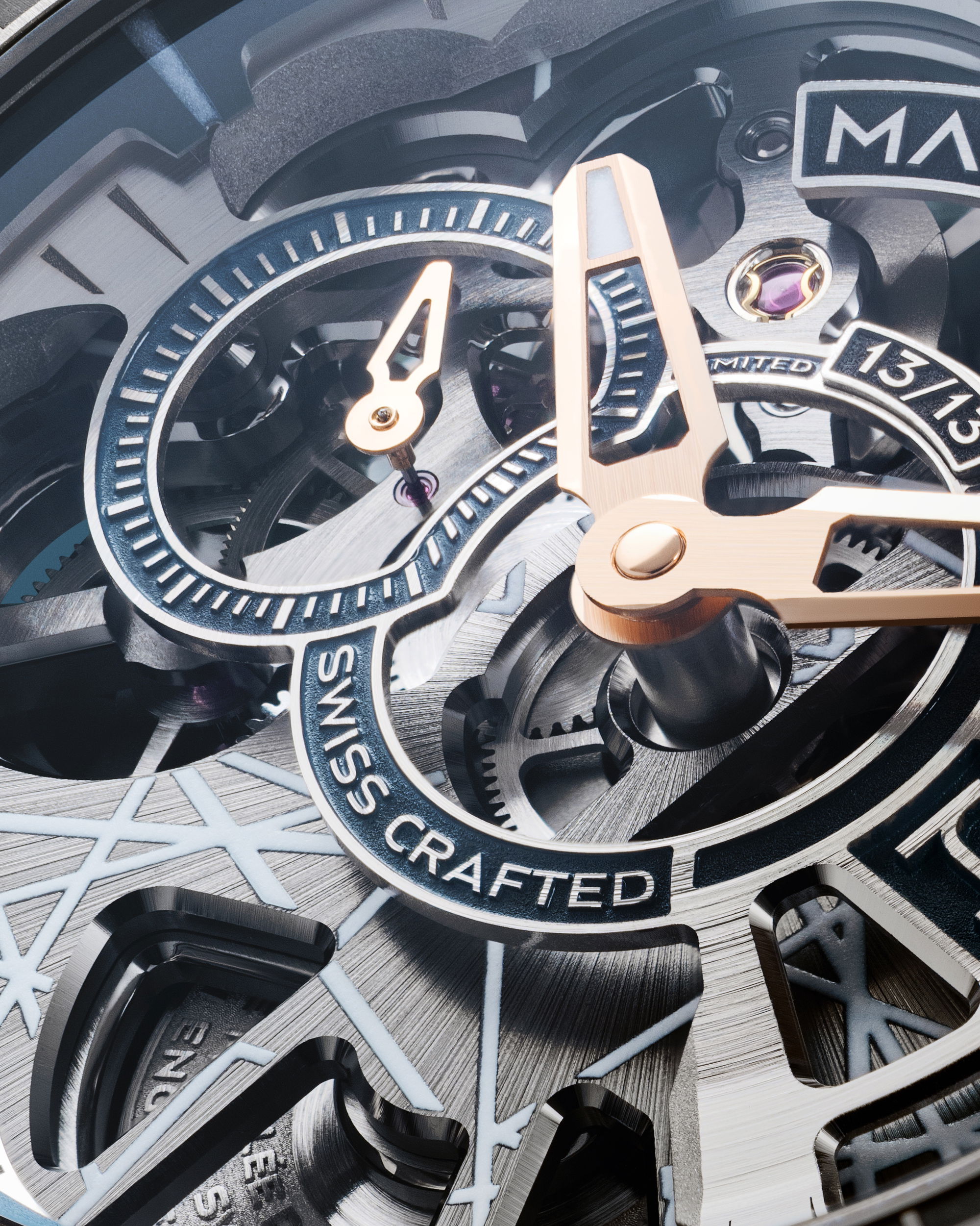 Mauron Musy MU05 Blueprint Titanium Skeleton