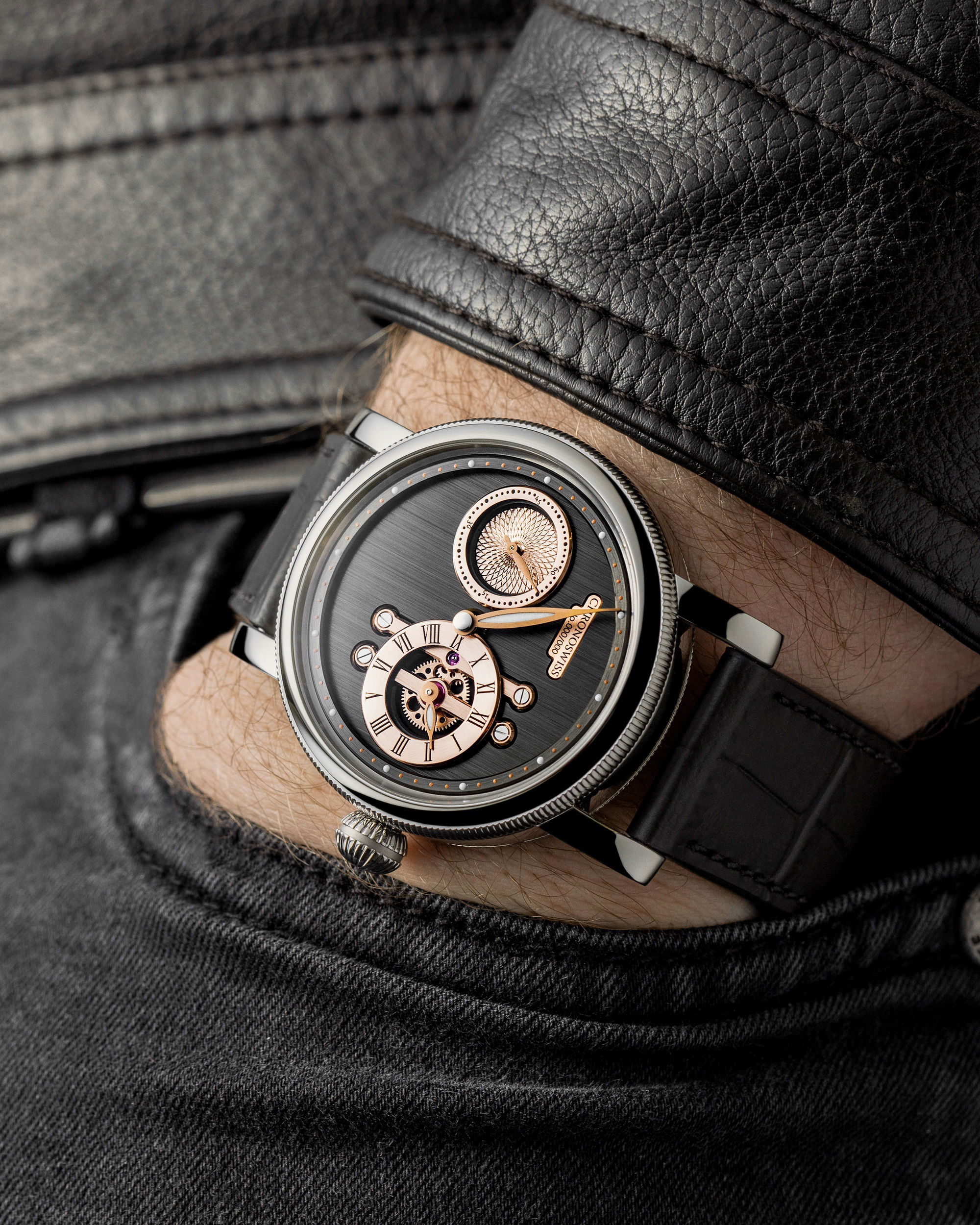 Chronoswiss Strike Two Golden Gear