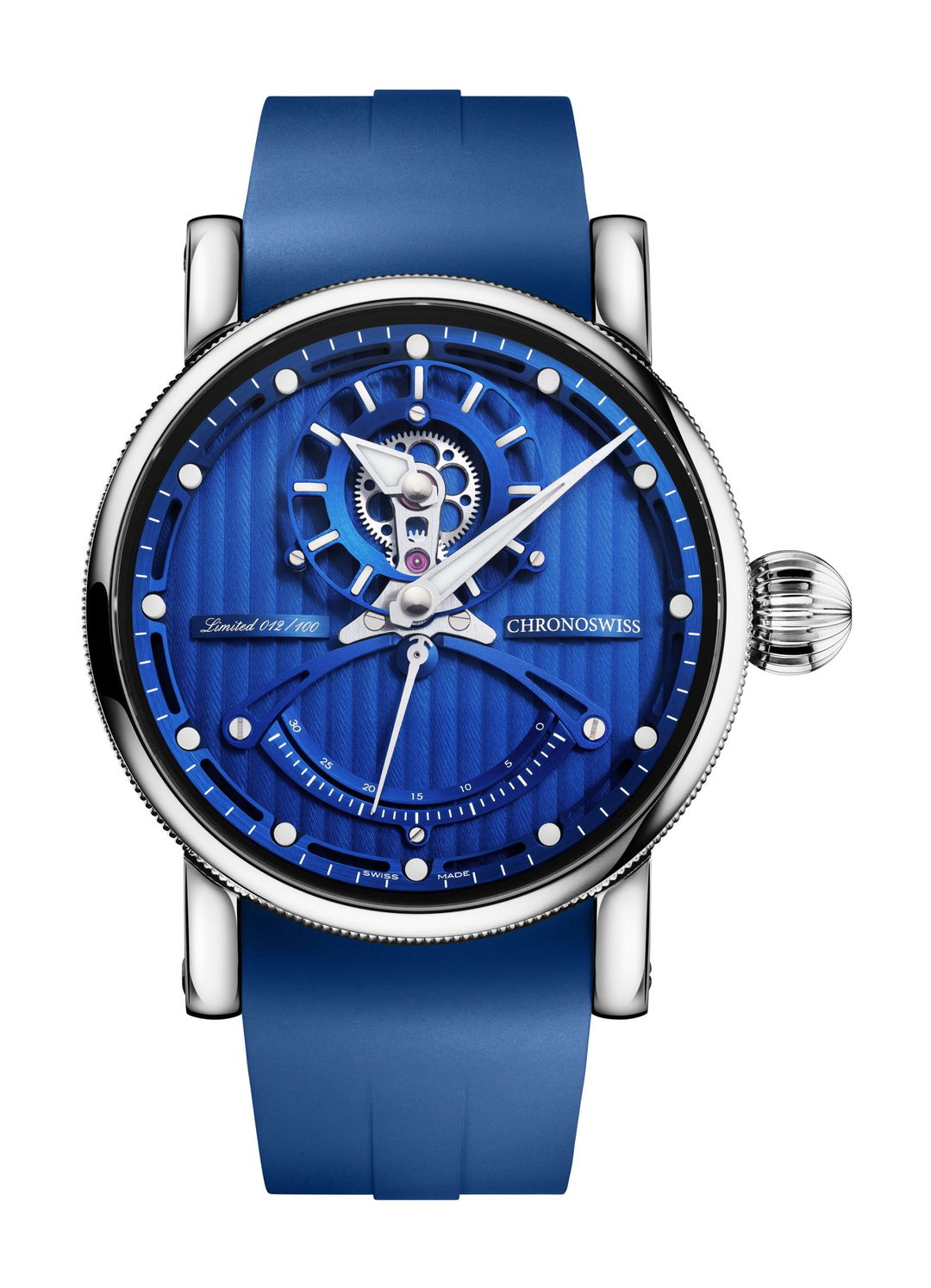 Chronoswiss ReSec Vertical Blue Manufacture – CH-6923T.1-BL
