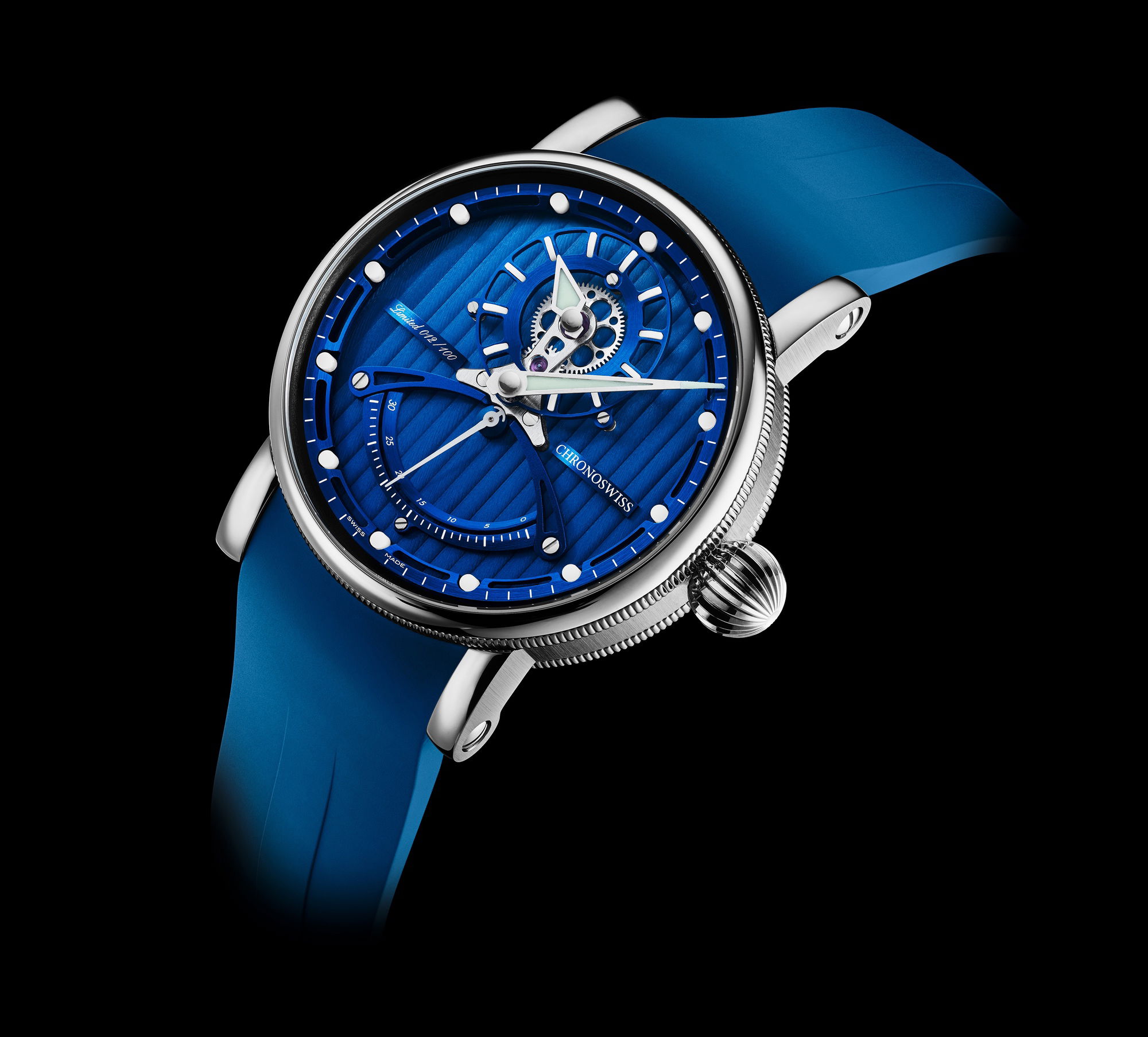 Chronoswiss ReSec Vertical Blue Manufacture