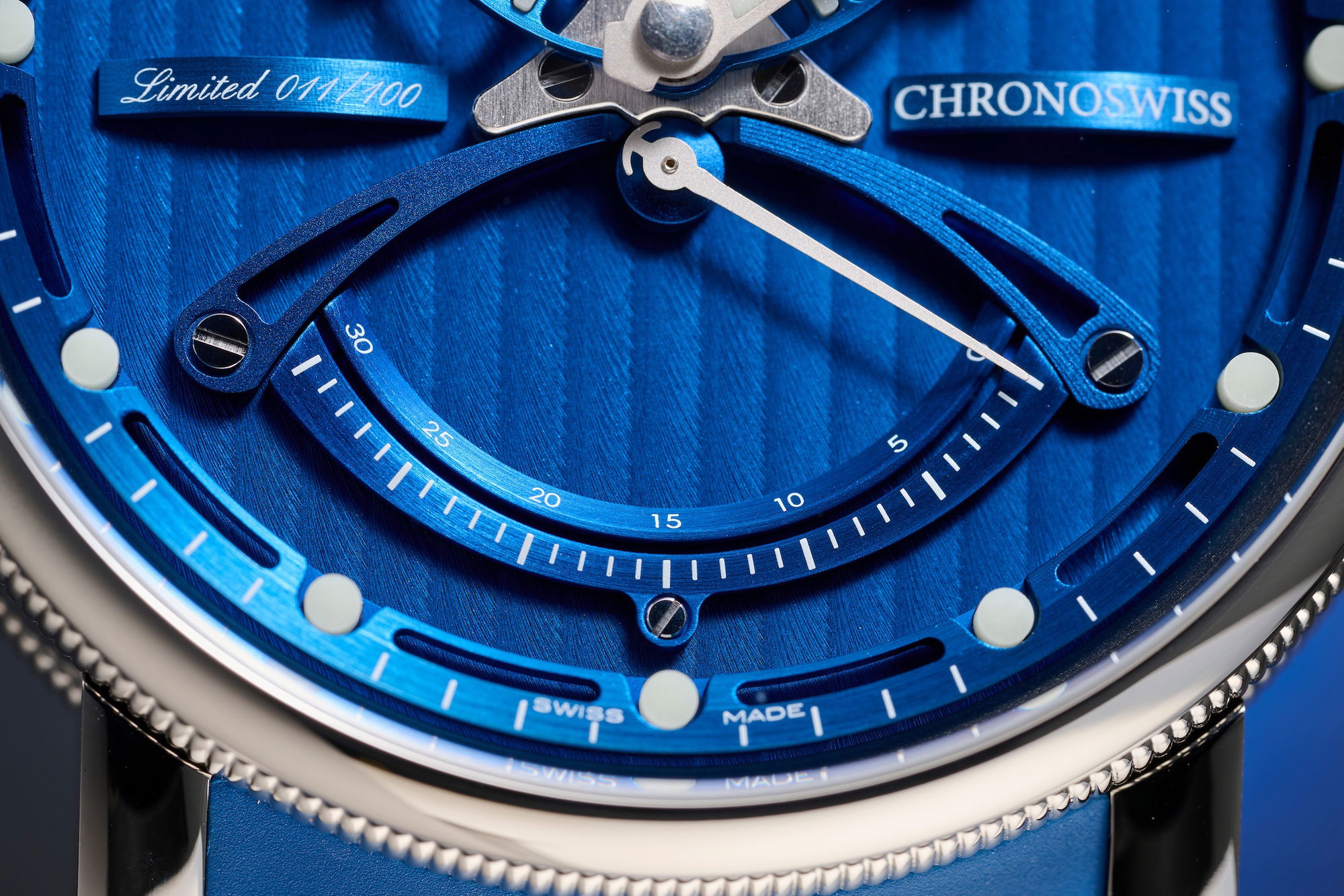Chronoswiss ReSec Vertical Blue Manufacture