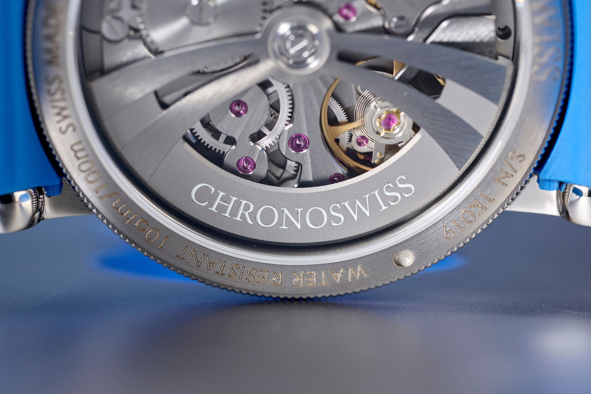 Chronoswiss ReSec Vertical Blue Manufacture