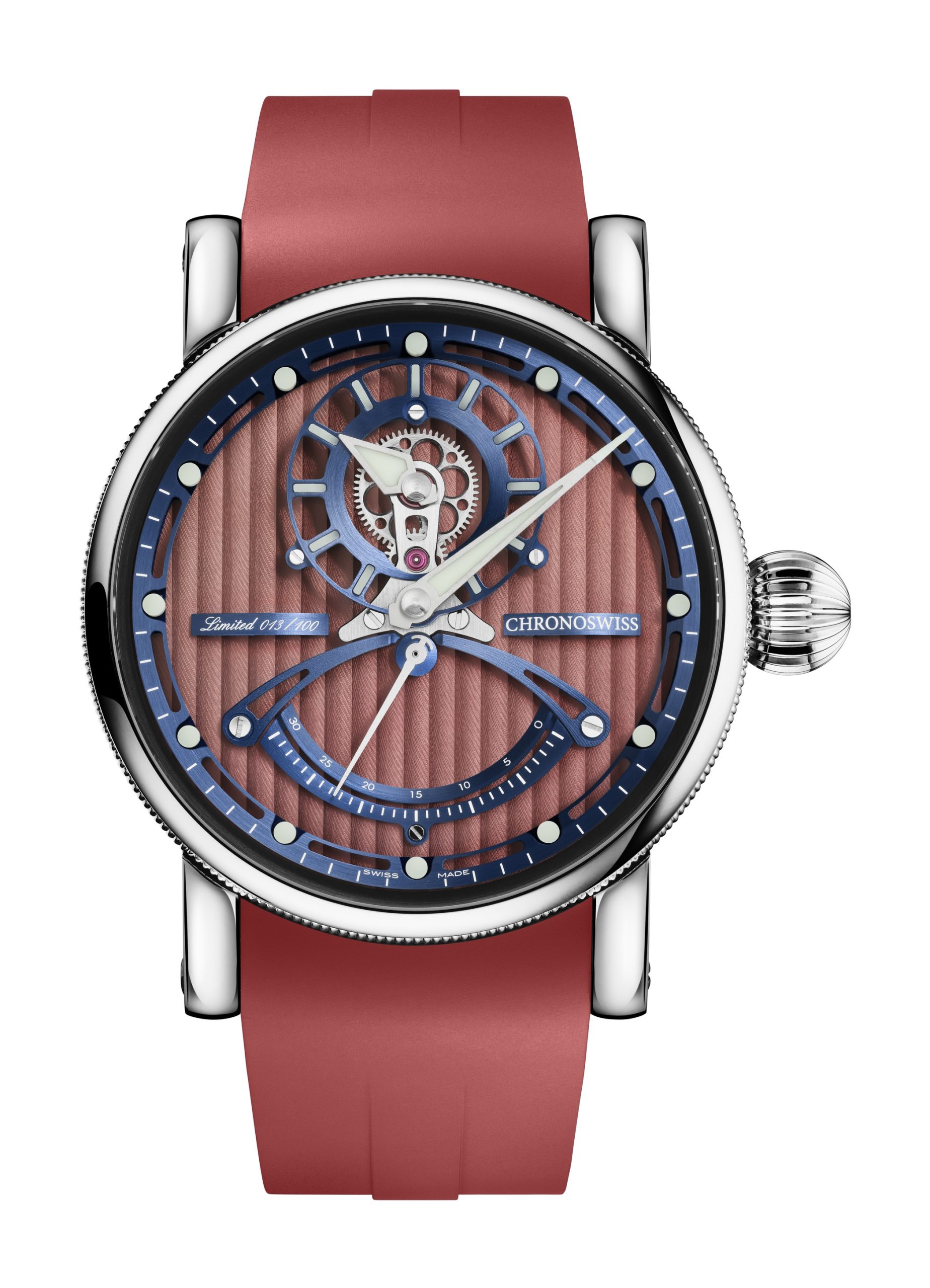 Chronoswiss ReSec Vertical Red Manufacture