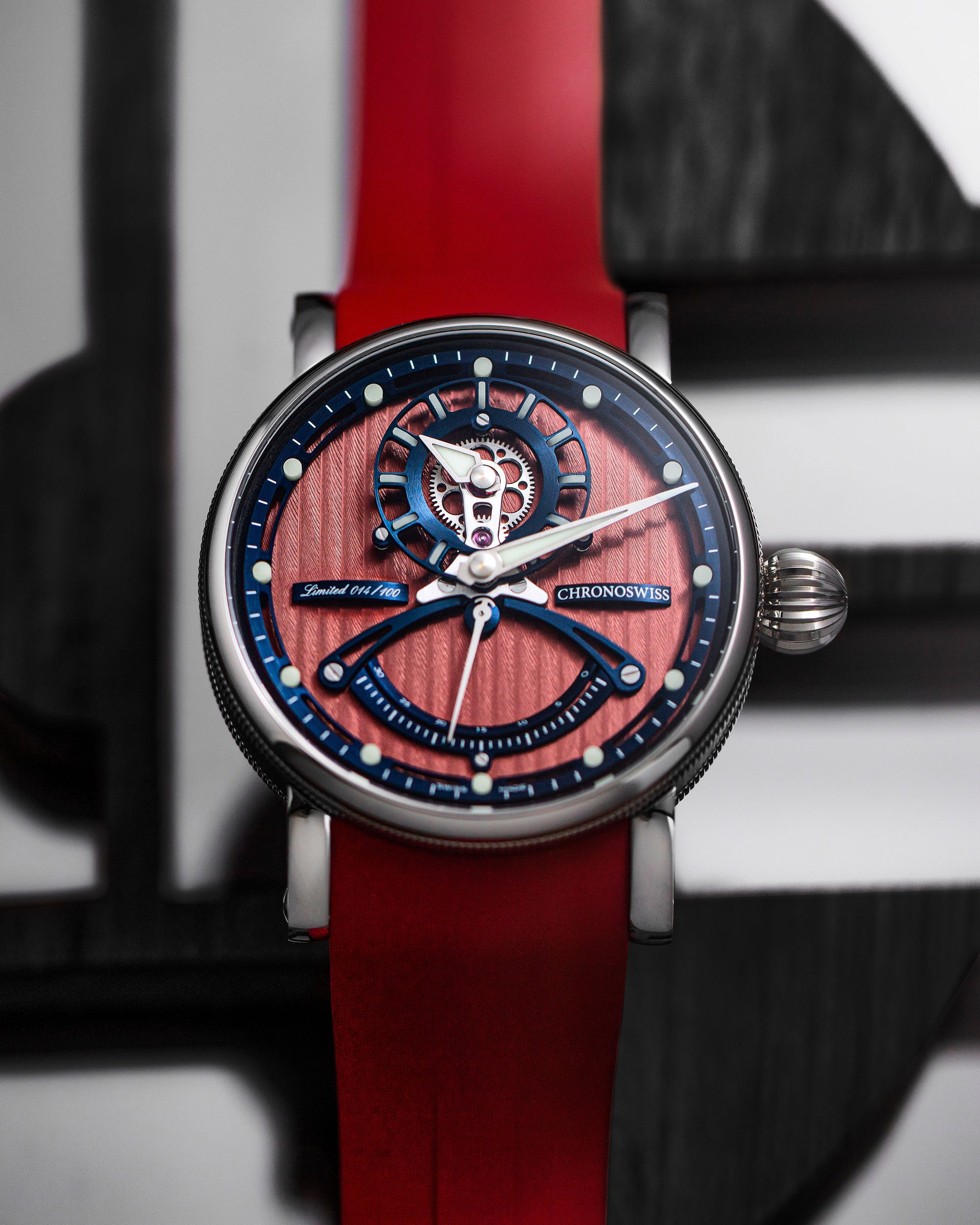 Chronoswiss ReSec Vertical Red Manufacture